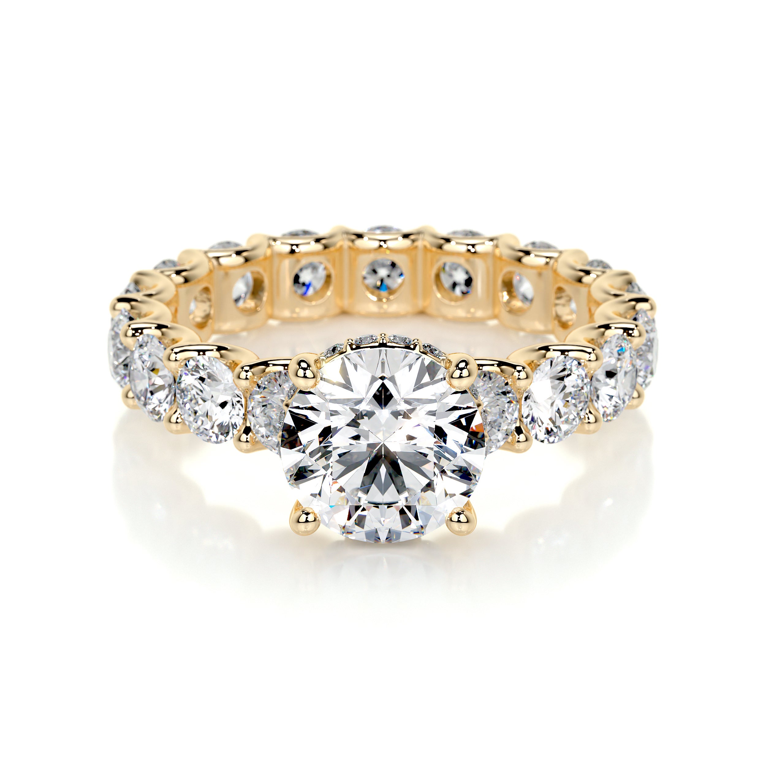 Lola Lab Grown Diamond Ring -18K Yellow Gold