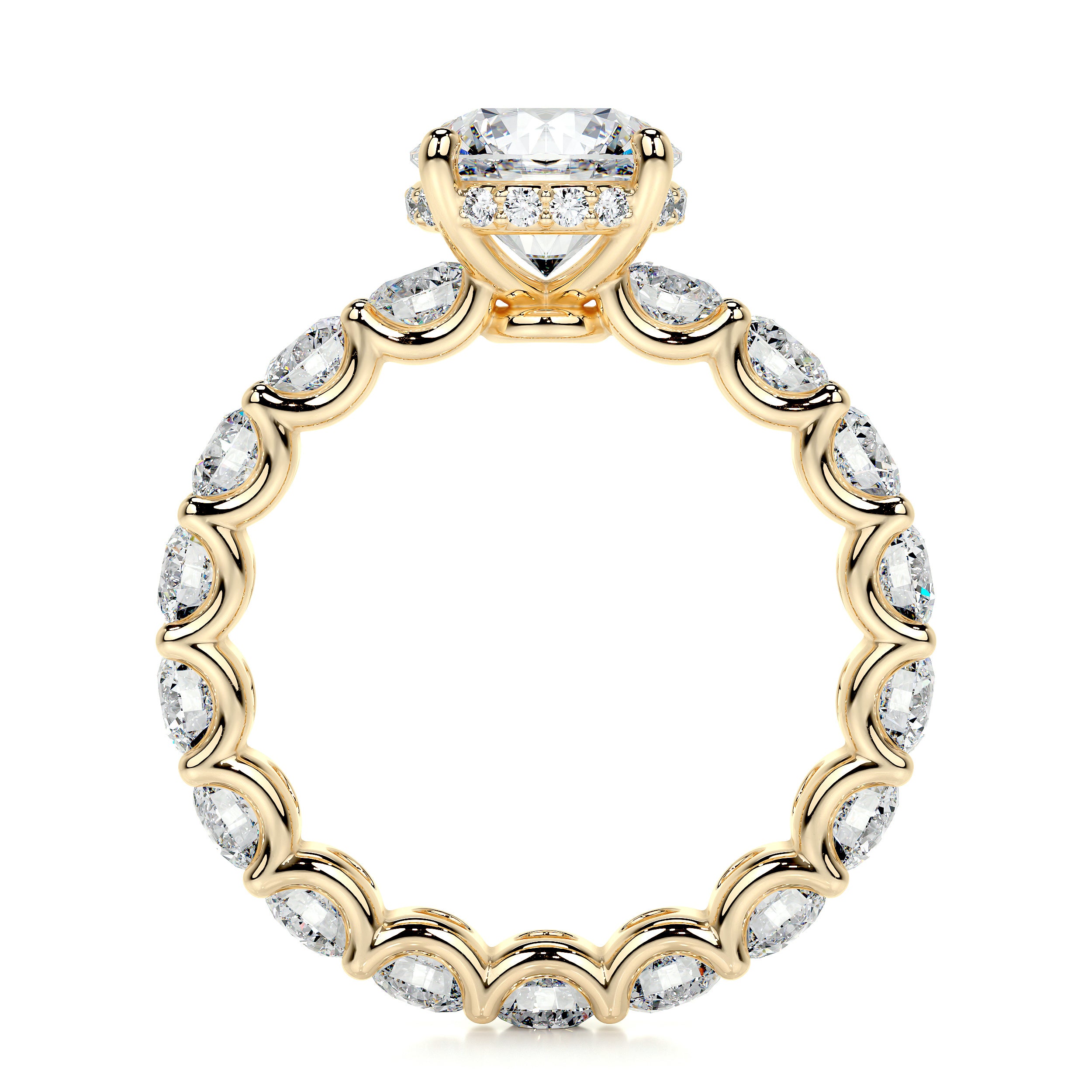 Lola Lab Grown Diamond Ring -18K Yellow Gold
