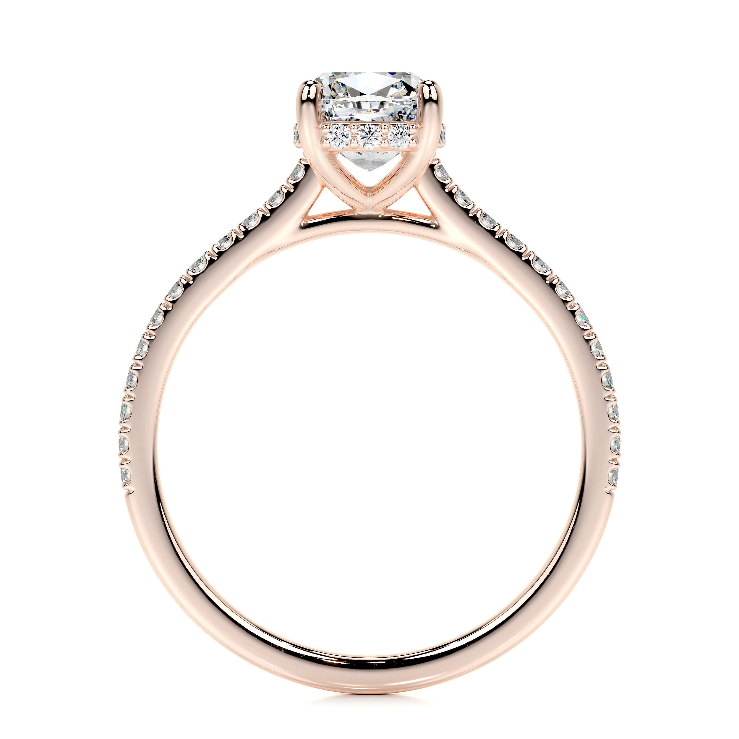 Deandra Lab Grown Diamond Ring -14K Rose Gold