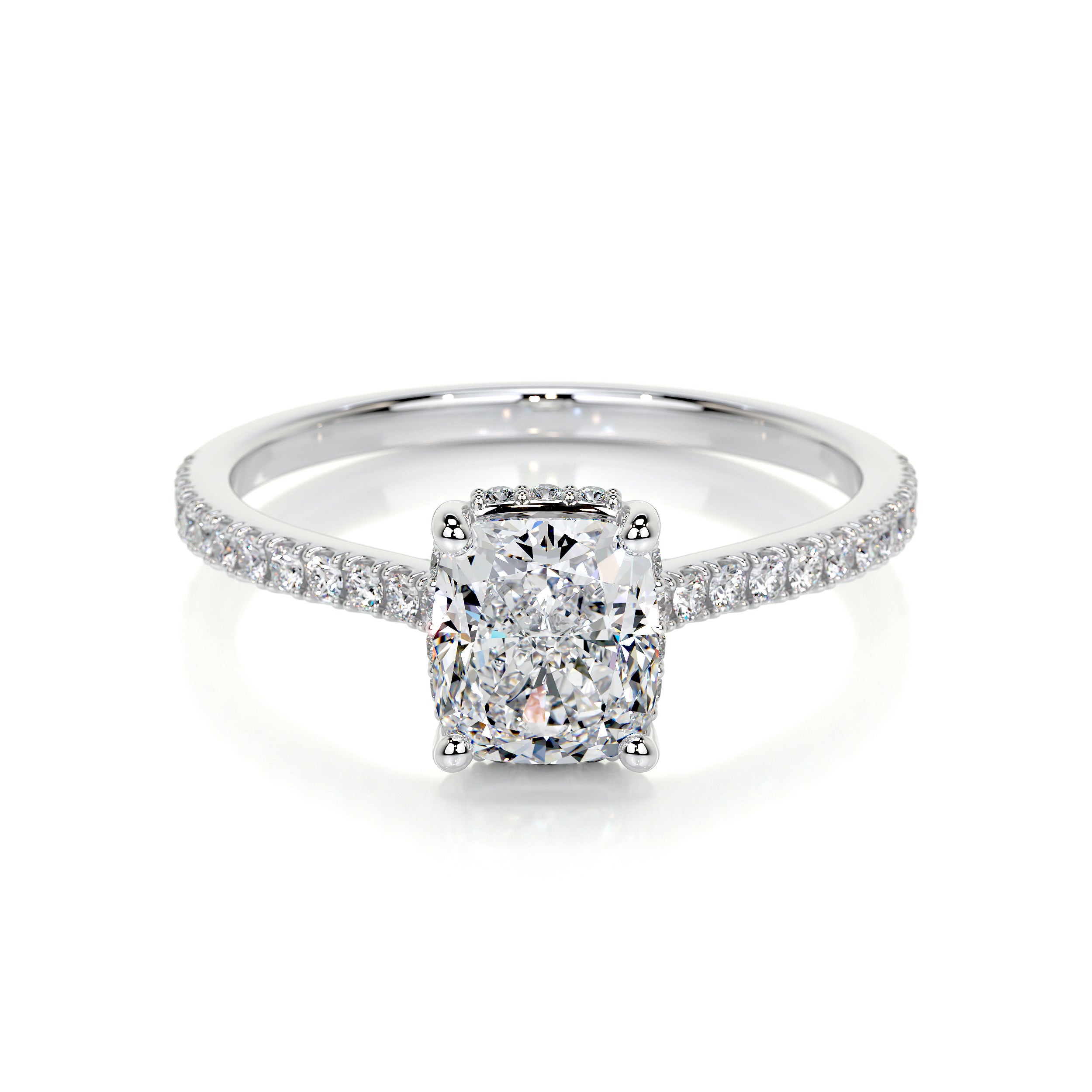 Deandra Lab Grown Diamond Ring -14K White Gold