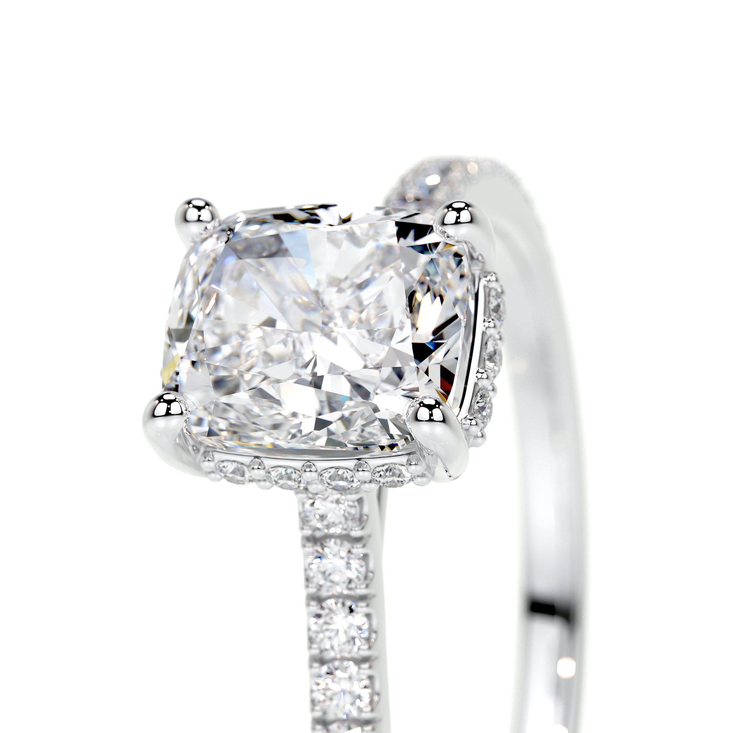 Deandra Lab Grown Diamond Ring -14K White Gold