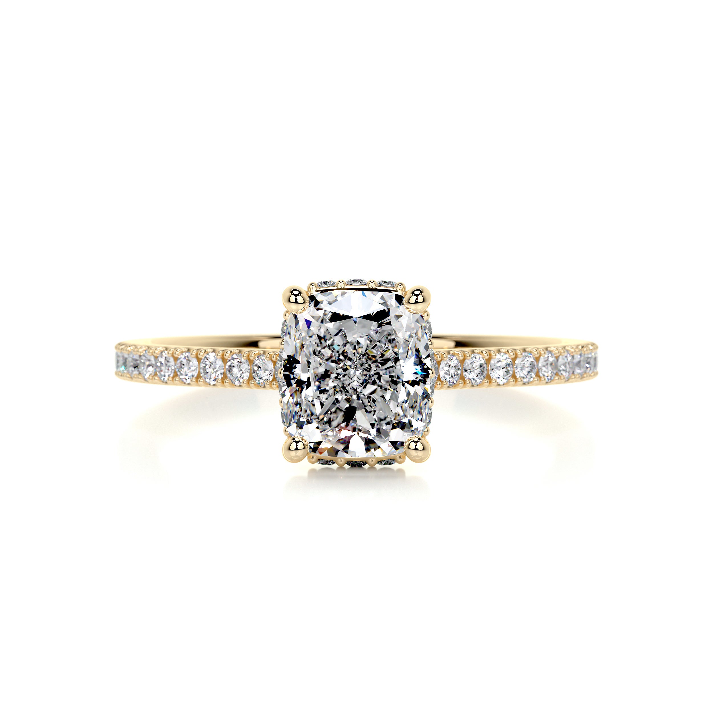 Deandra Diamond Engagement Ring -18K Yellow Gold