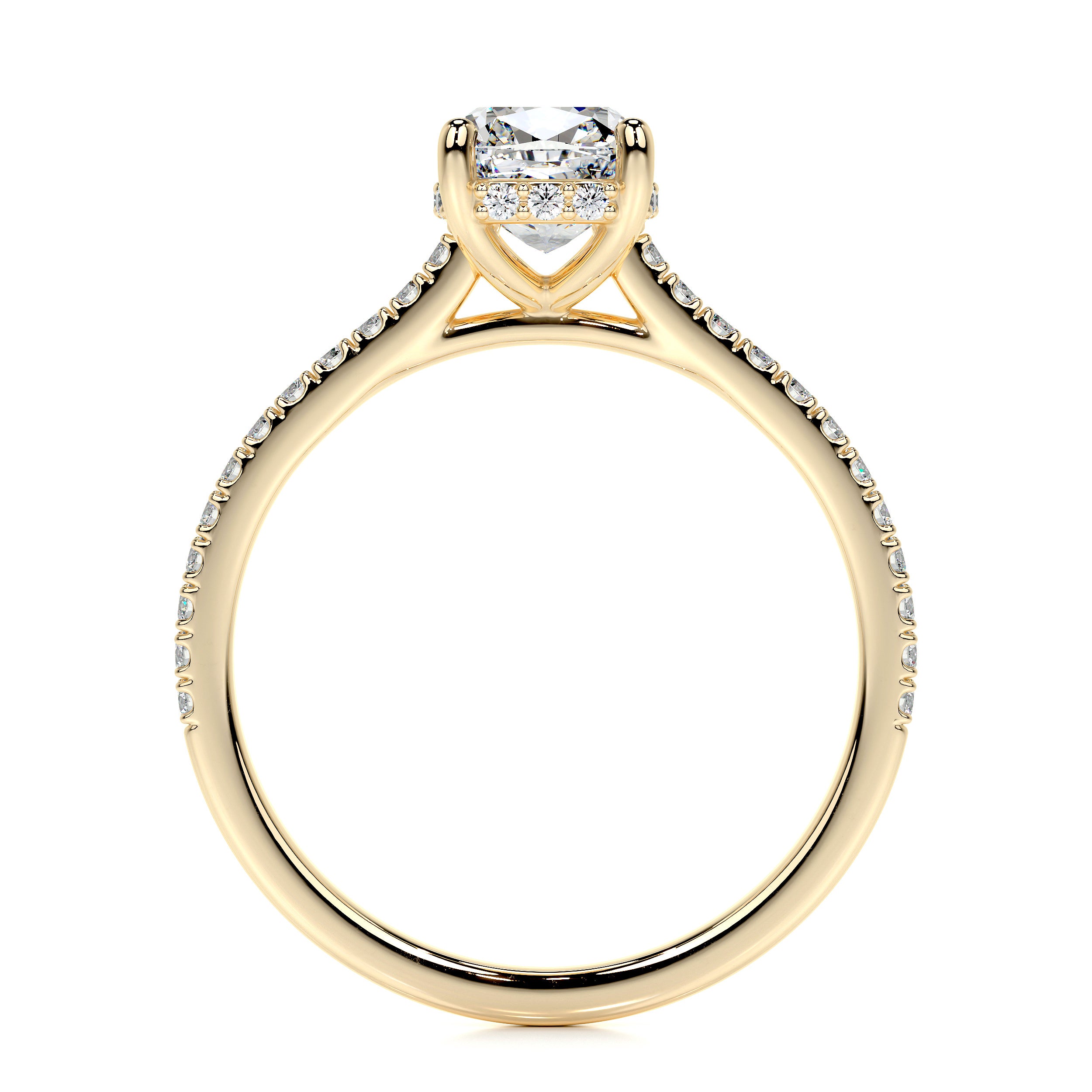 Deandra Lab Grown Diamond Ring -18K Yellow Gold