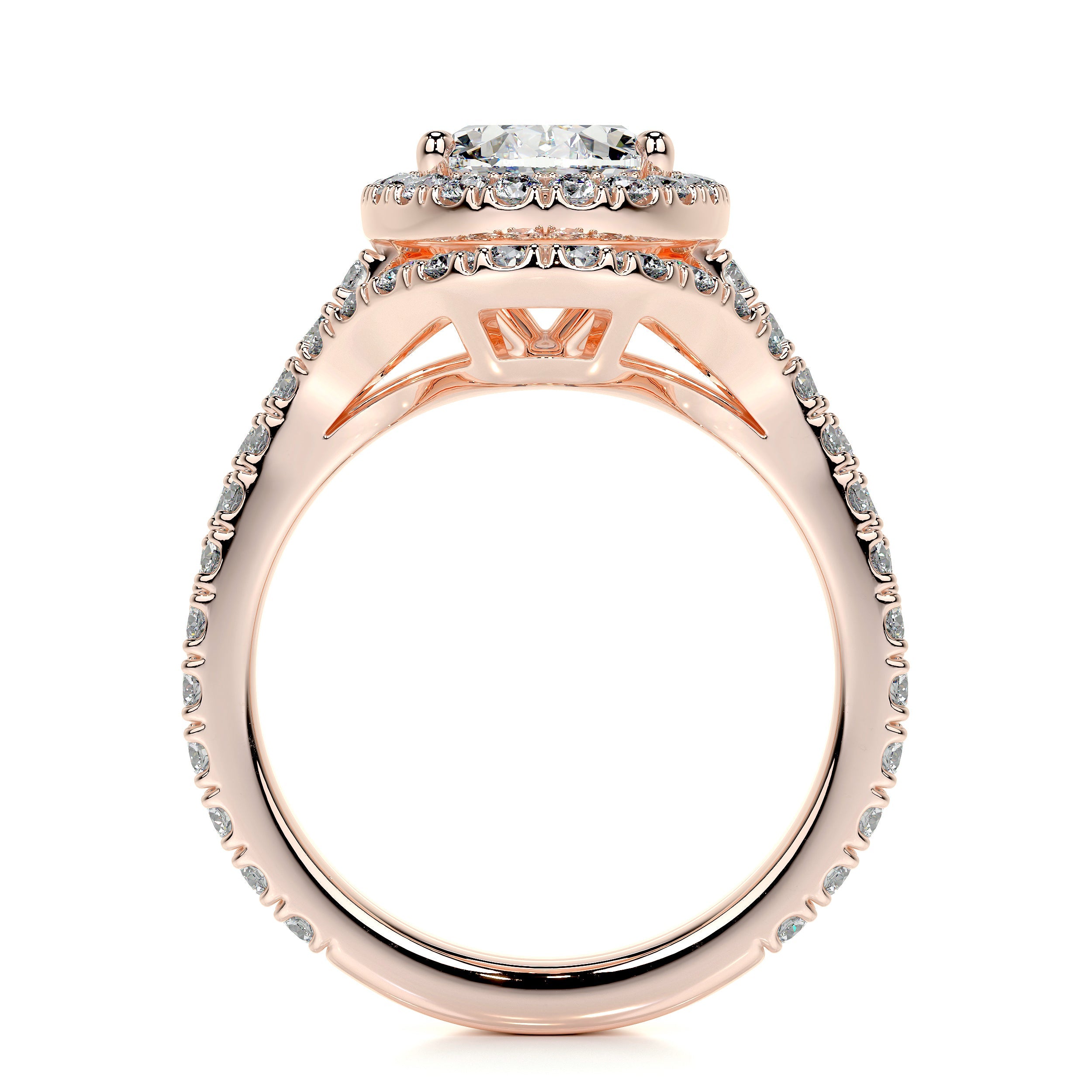 Maria Lab Grown Diamond Bridal Set (3 Carat) - 14K Rose Gold