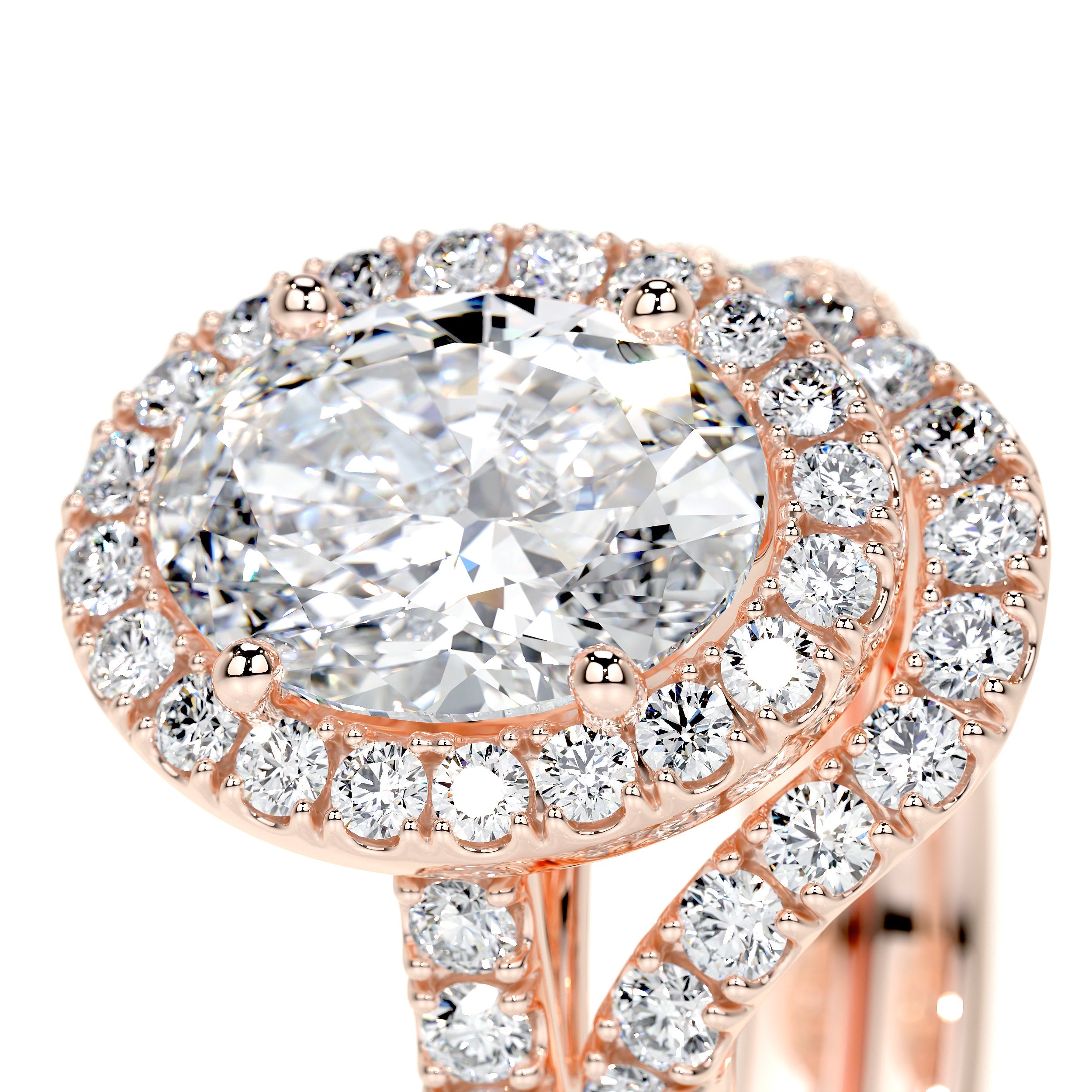 Maria Lab Grown Diamond Bridal Set   (3 Carat) - 14K Rose Gold