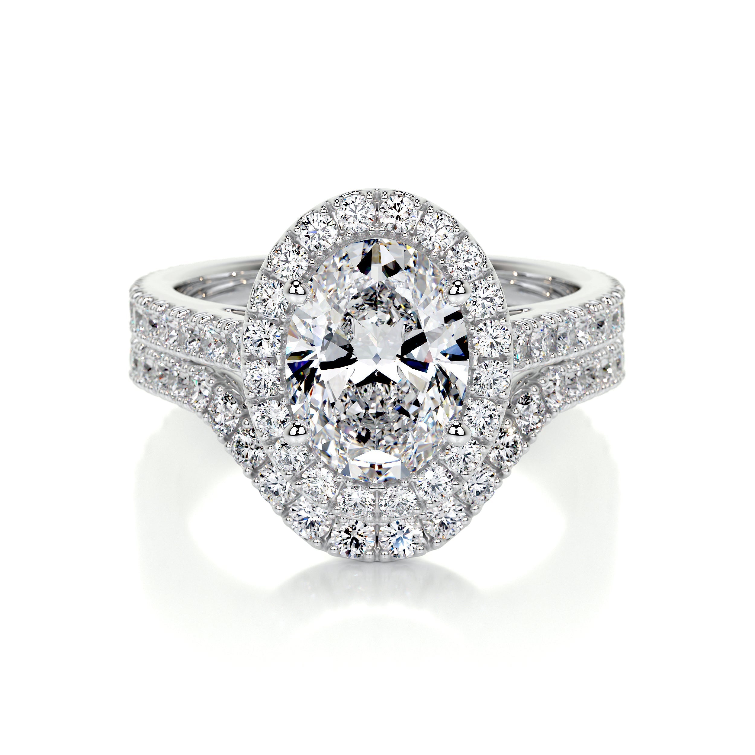 Maria Lab Grown Diamond Bridal Set   (3 Carat) - Platinum
