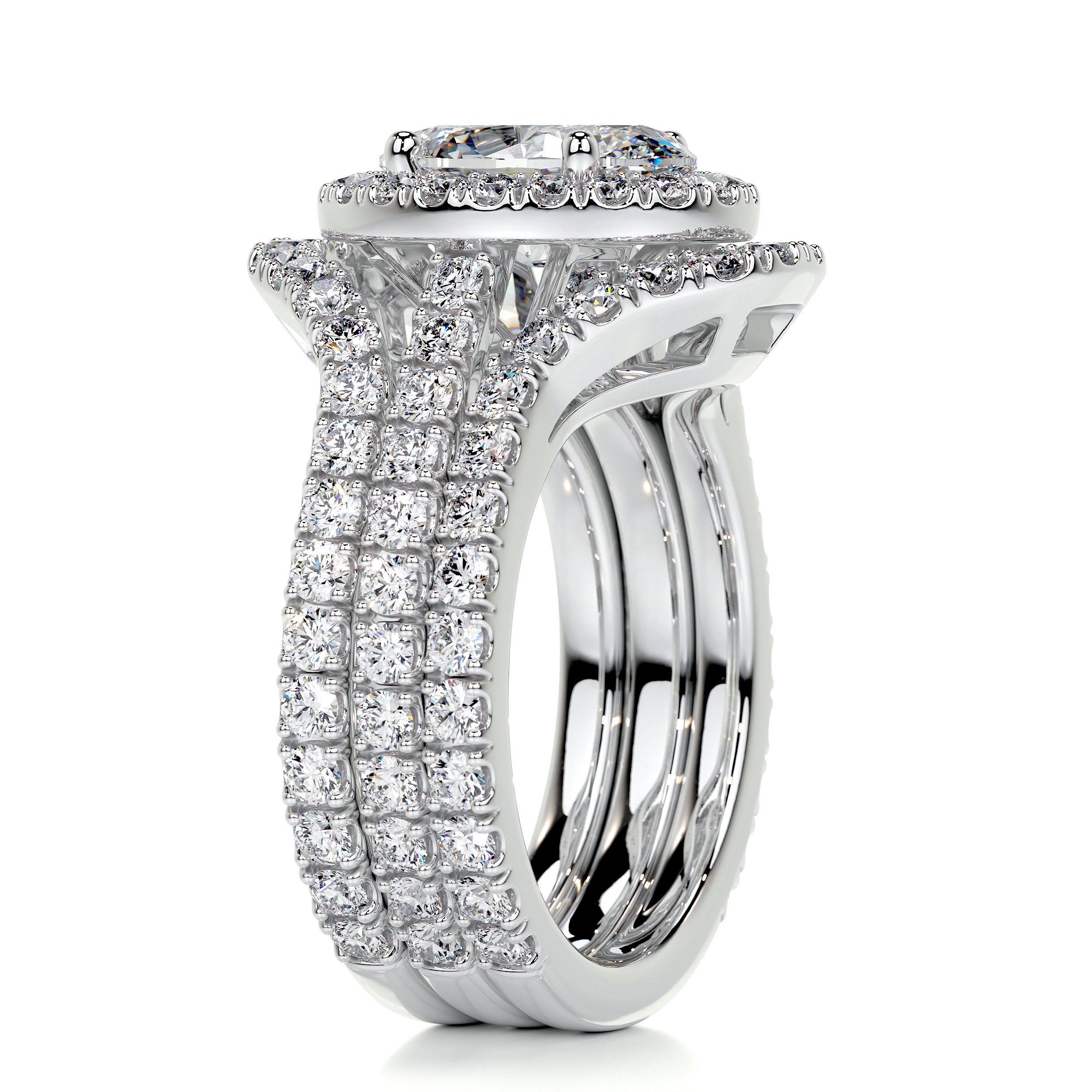 Maria Diamond Bridal Set - 14K White Gold