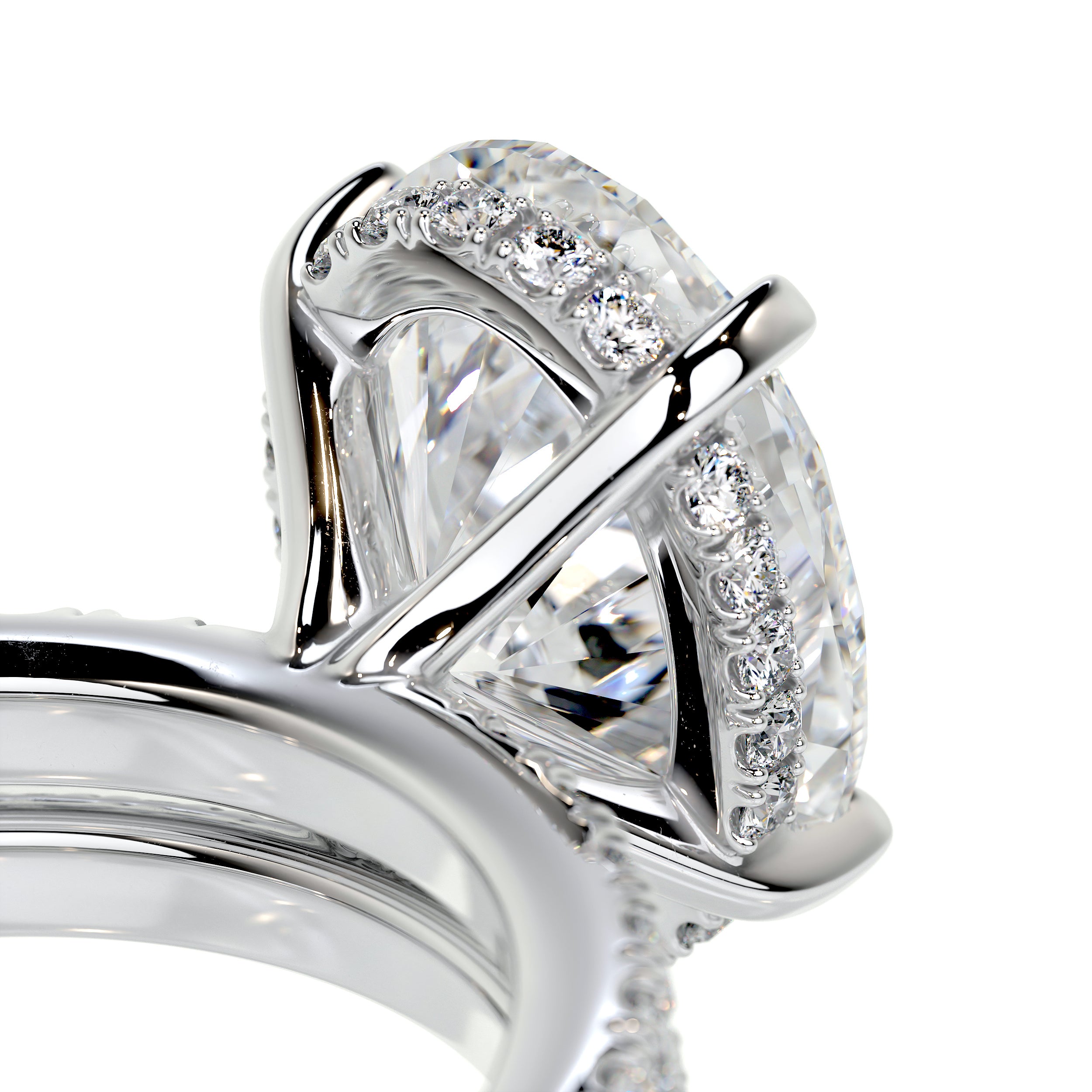 Lucy Diamond Bridal Set - 14K White Gold