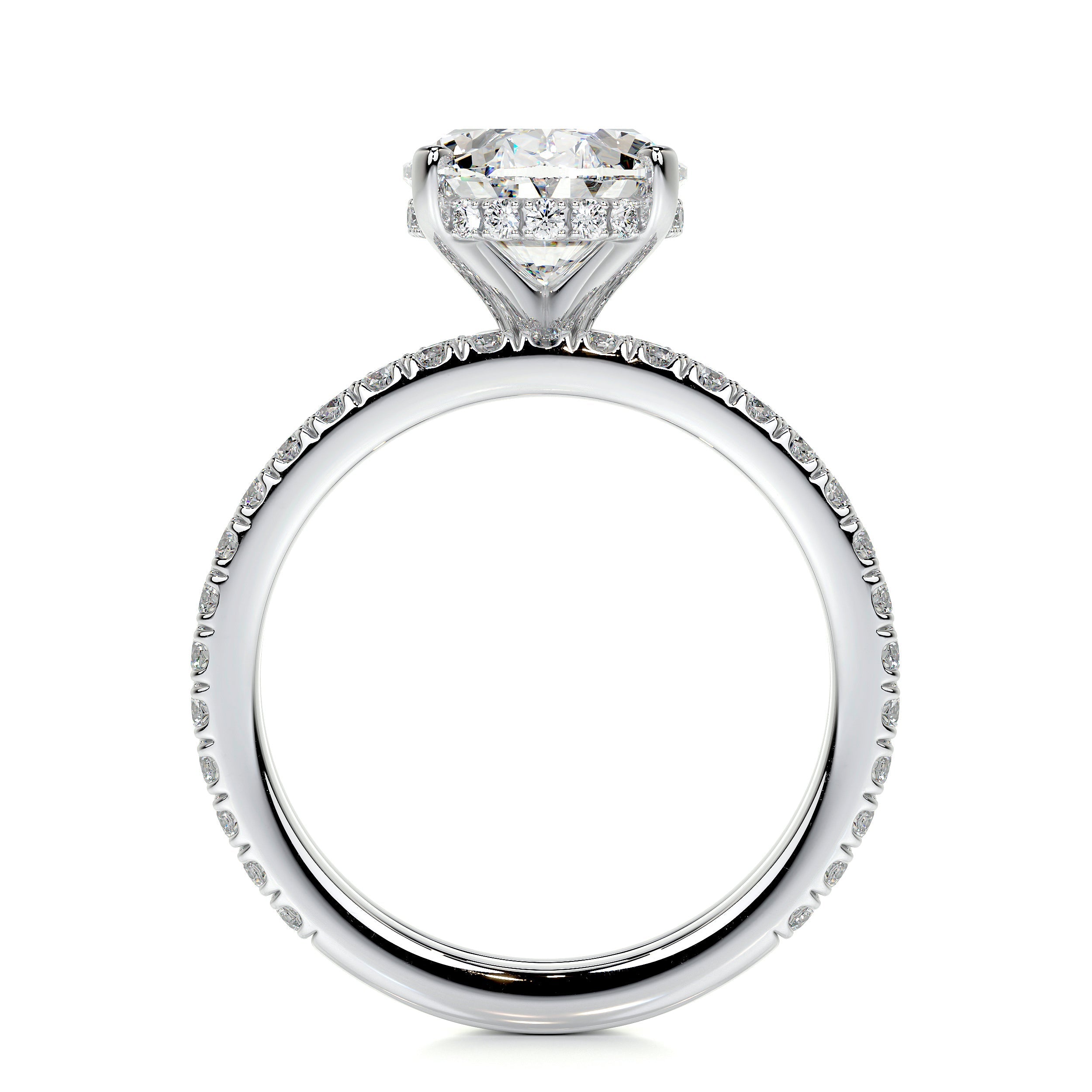 Lucy Lab Grown Diamond Bridal Set (3.8 Carat) - 18K White Gold