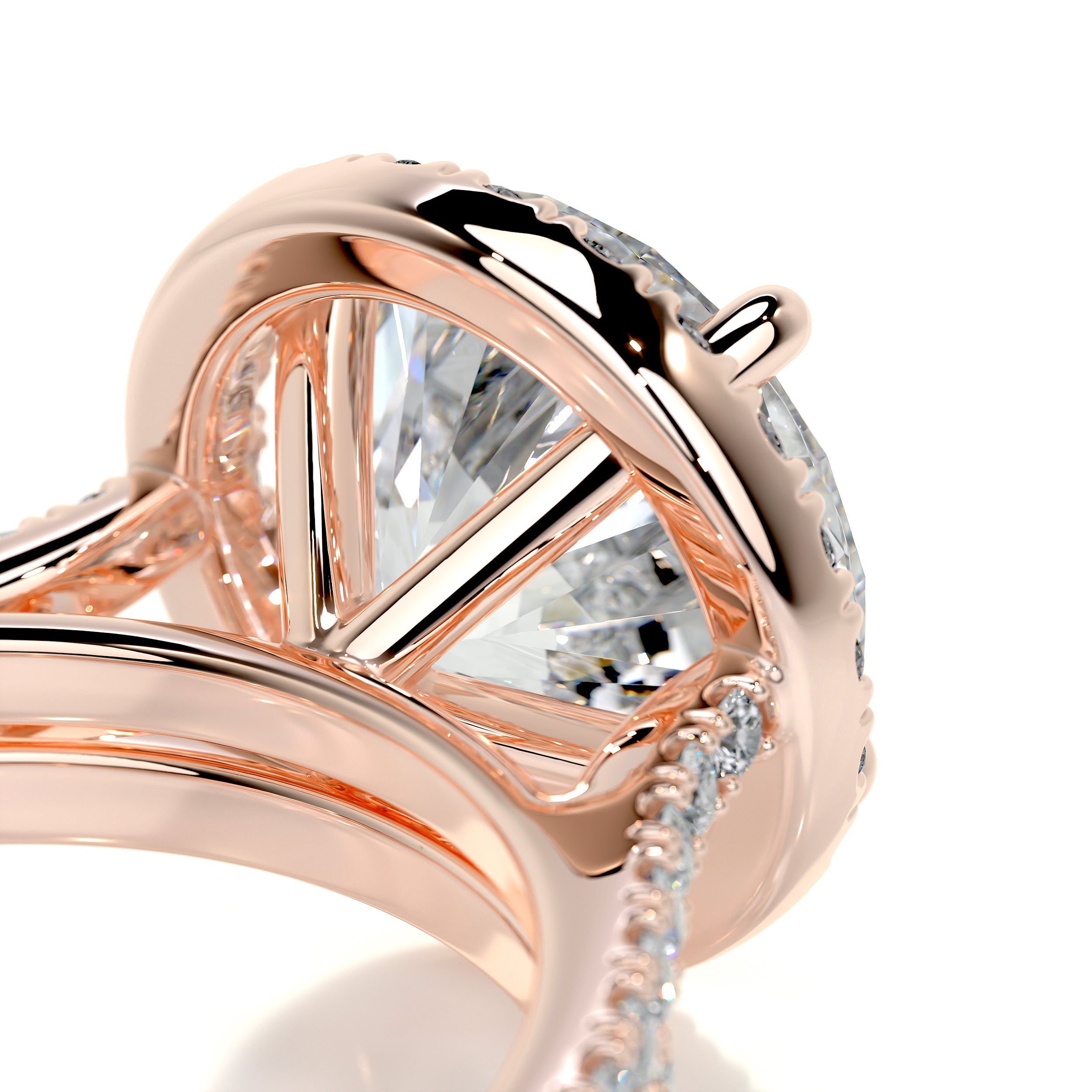 Layla Diamond Bridal Set -14K Rose Gold