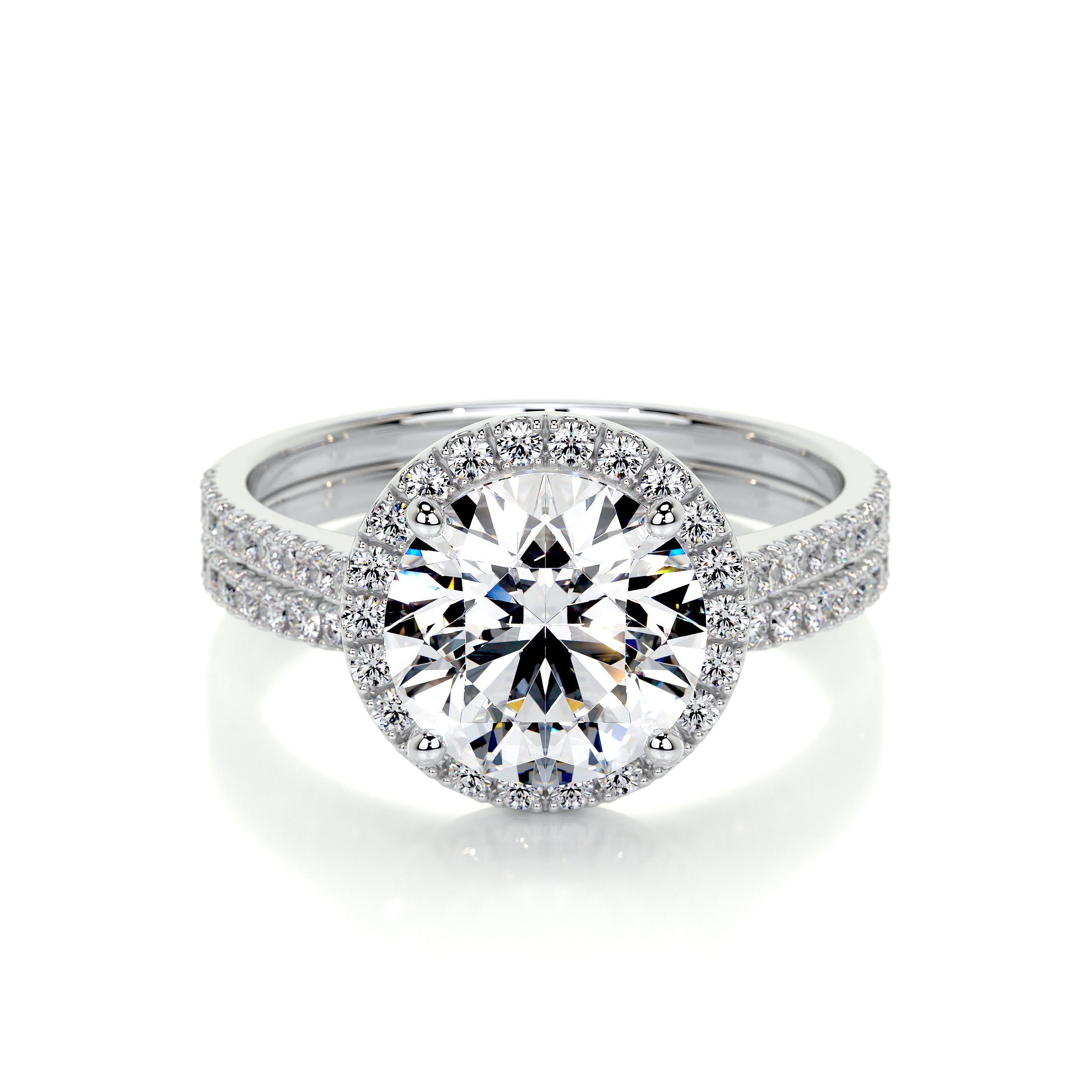 Layla Lab Grown Diamond Bridal Set -14K White Gold