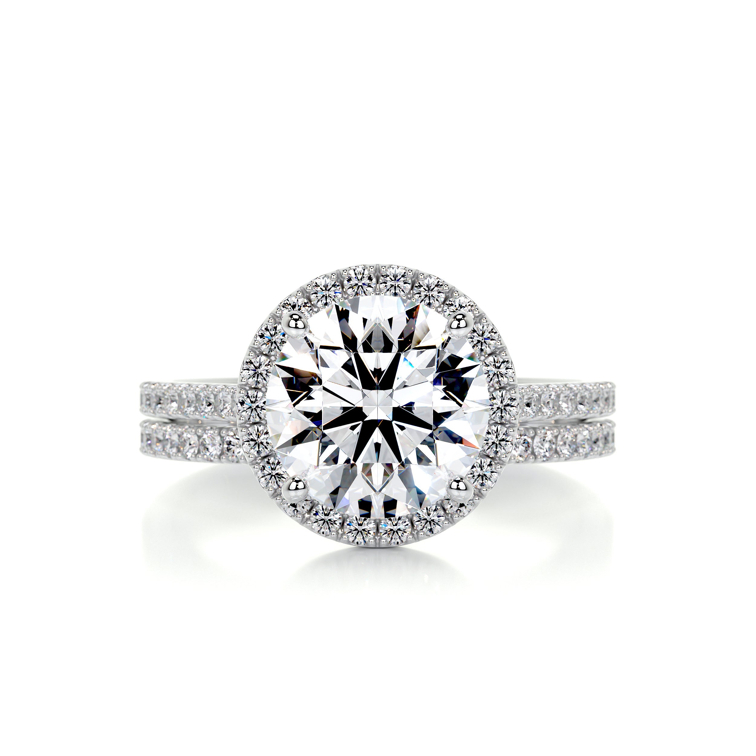 Layla Diamond Bridal Set -14K White Gold