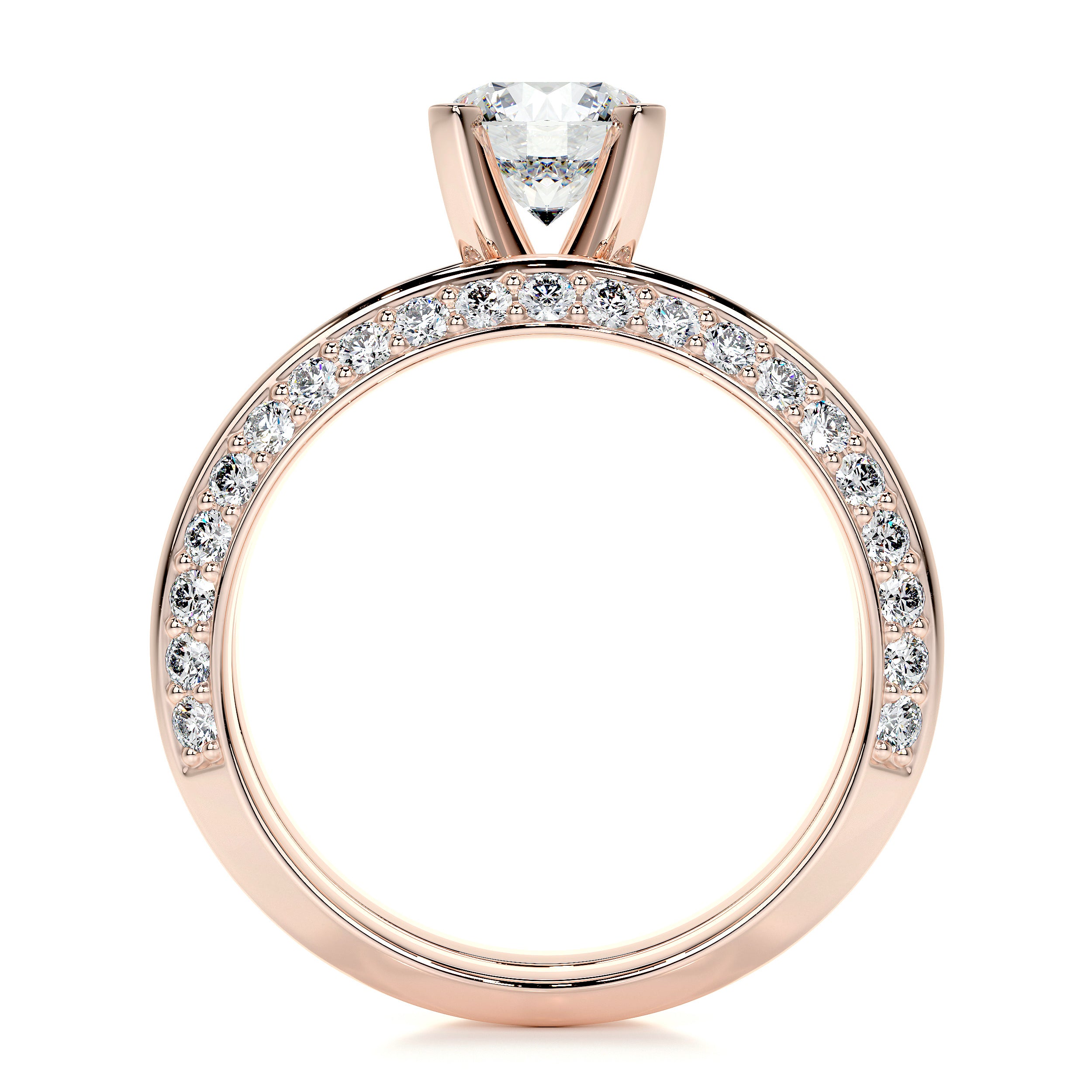 Eliana Lab Grown Diamond Bridal Set -14K Rose Gold