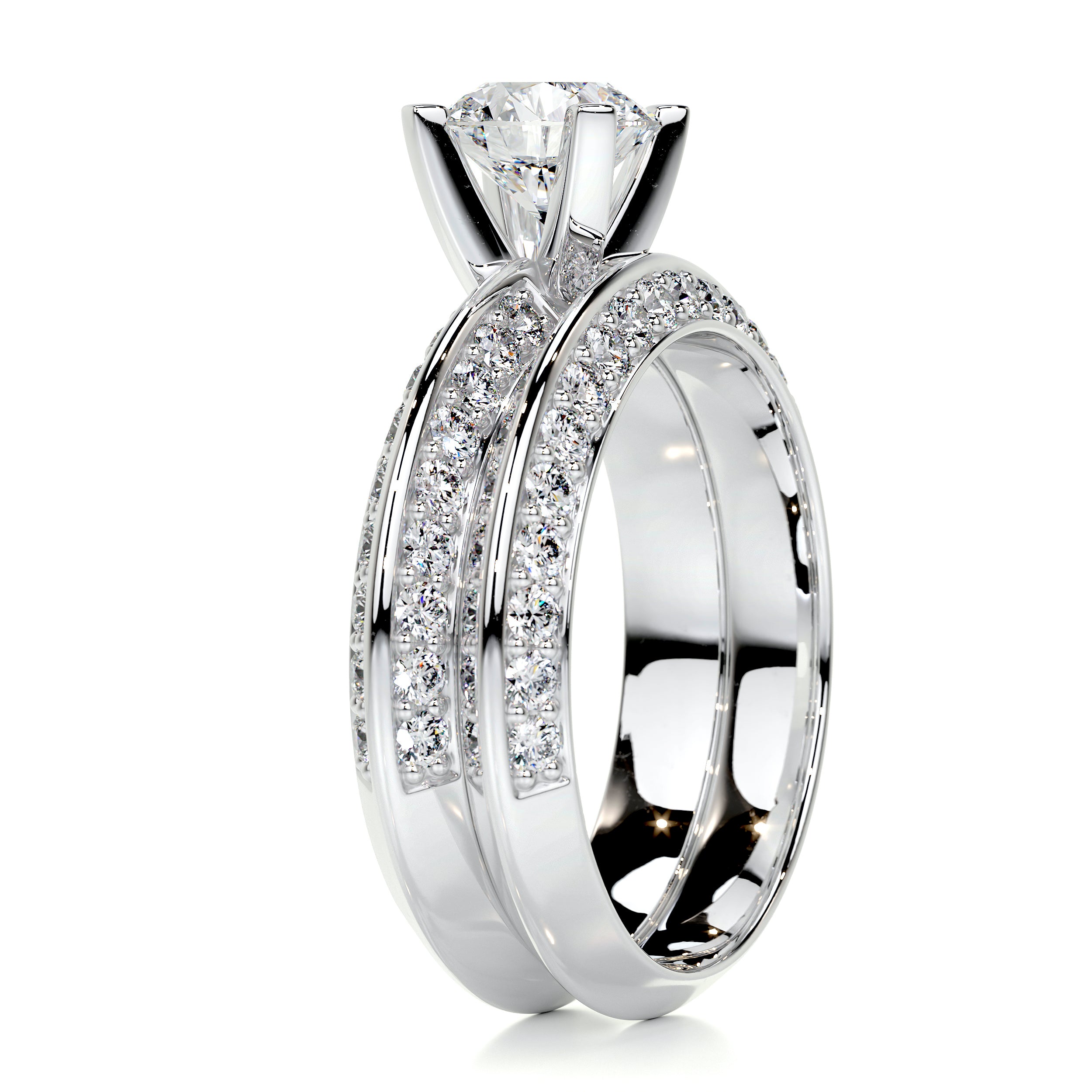 Eliana Diamond Bridal Set -Platinum