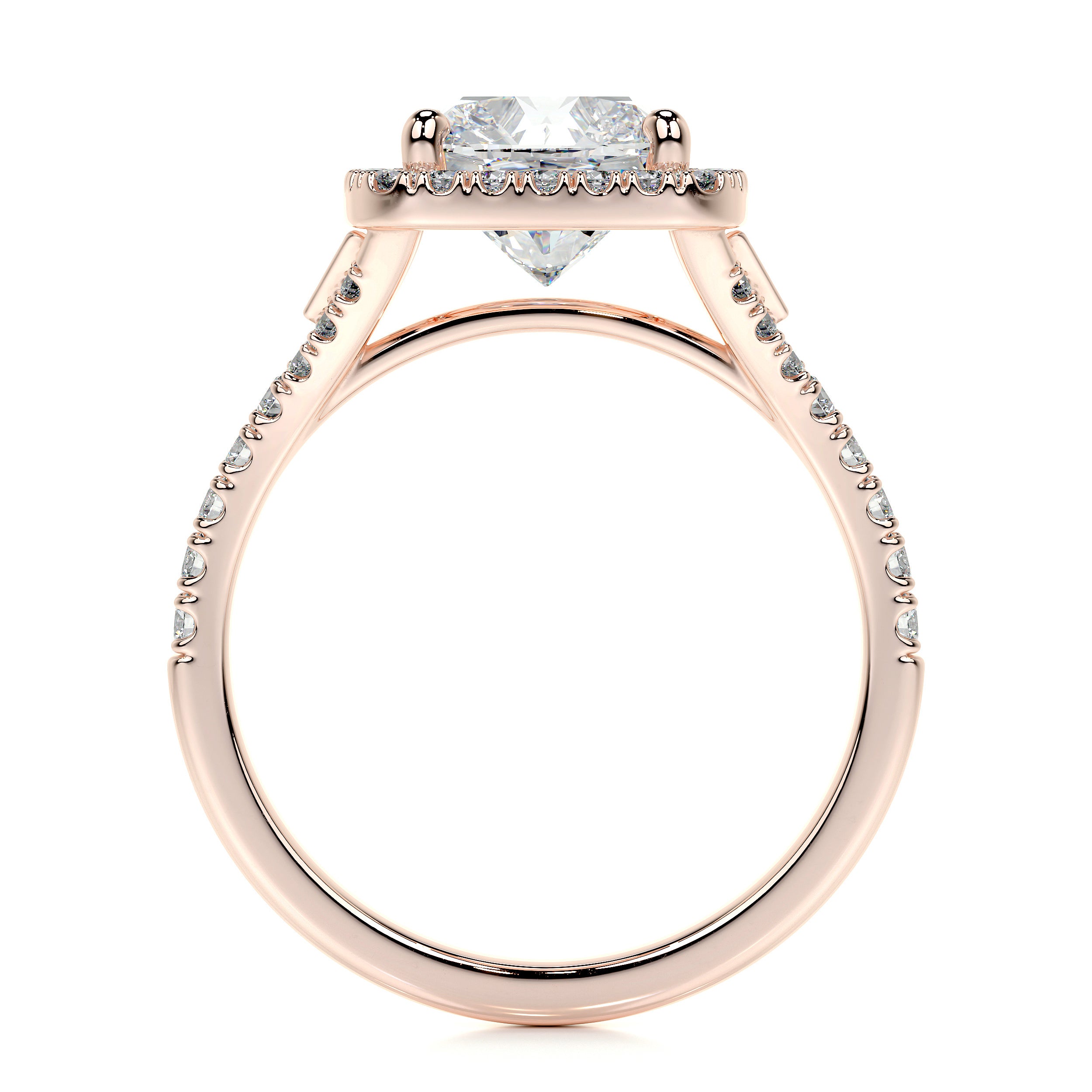 Lissete Lab Grown Diamond Ring -14K Rose Gold