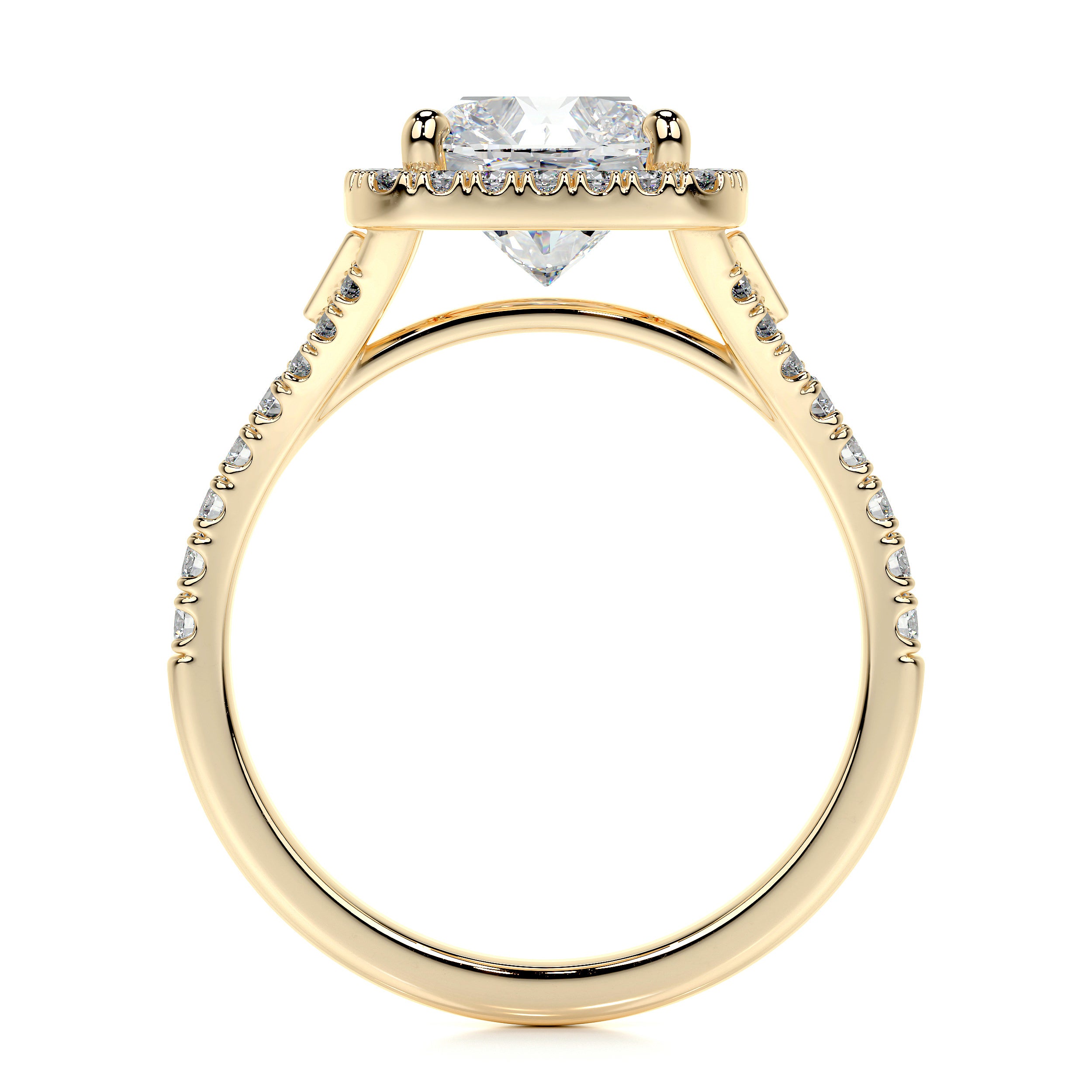 Lissete Lab Grown Diamond Ring -18K Yellow Gold