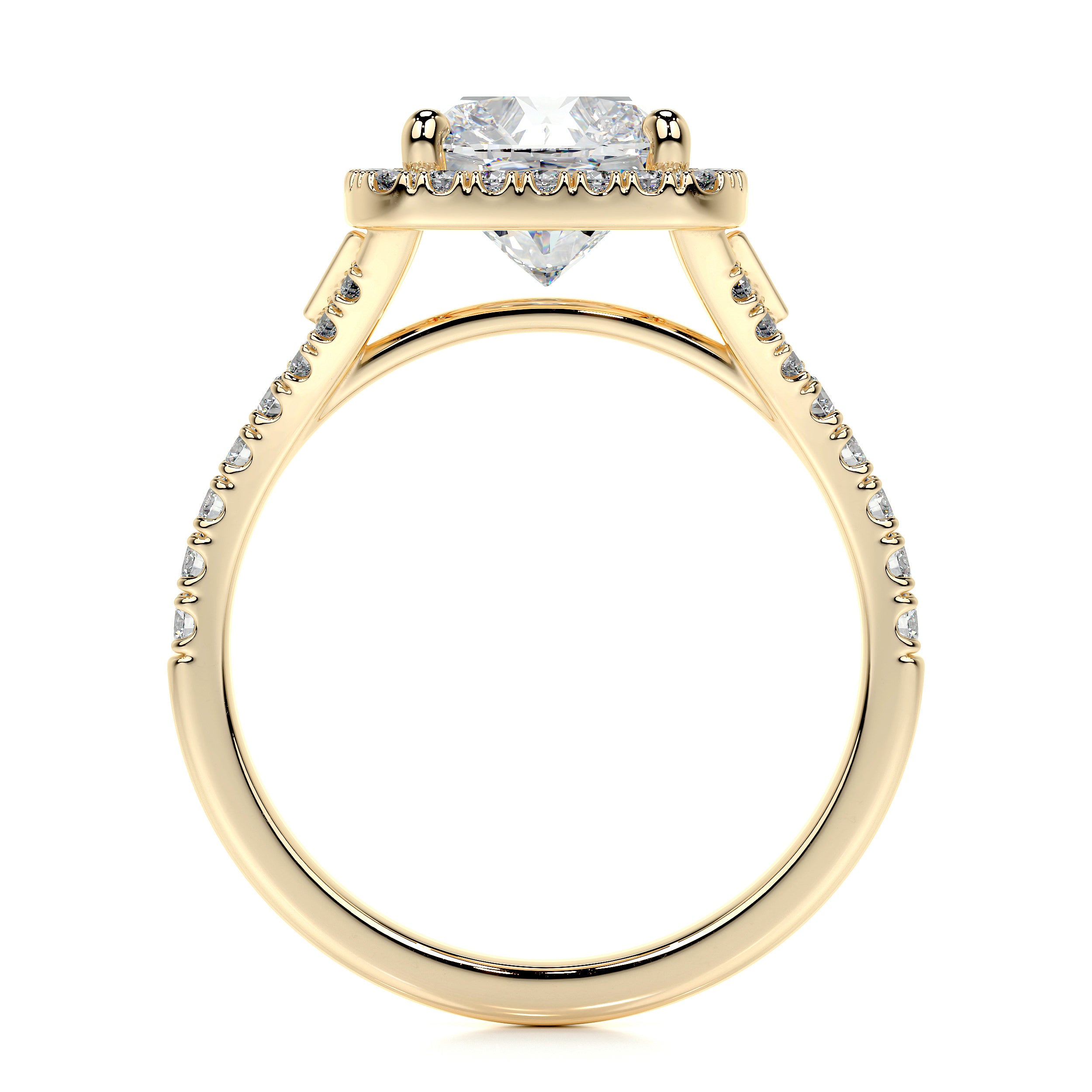 Lissete Lab Grown Diamond Ring -18K Yellow Gold