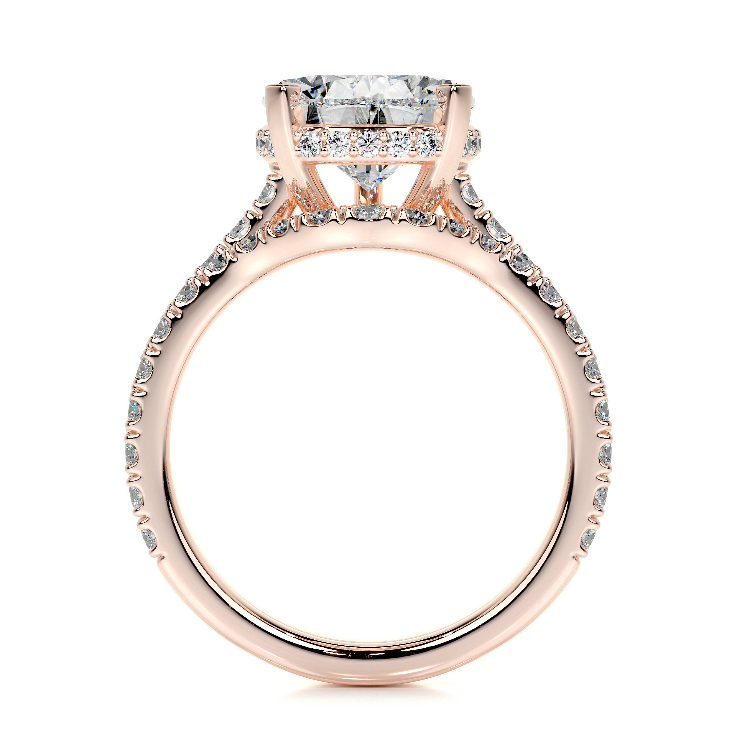 Mia Lab Grown Diamond Bridal Set -14K Rose Gold