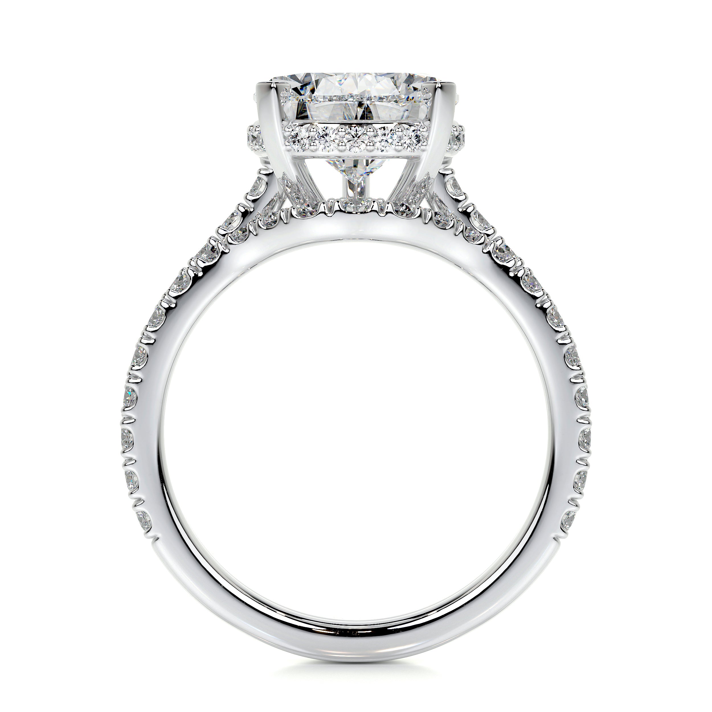 Mia Lab Grown Diamond Bridal Set -14K White Gold