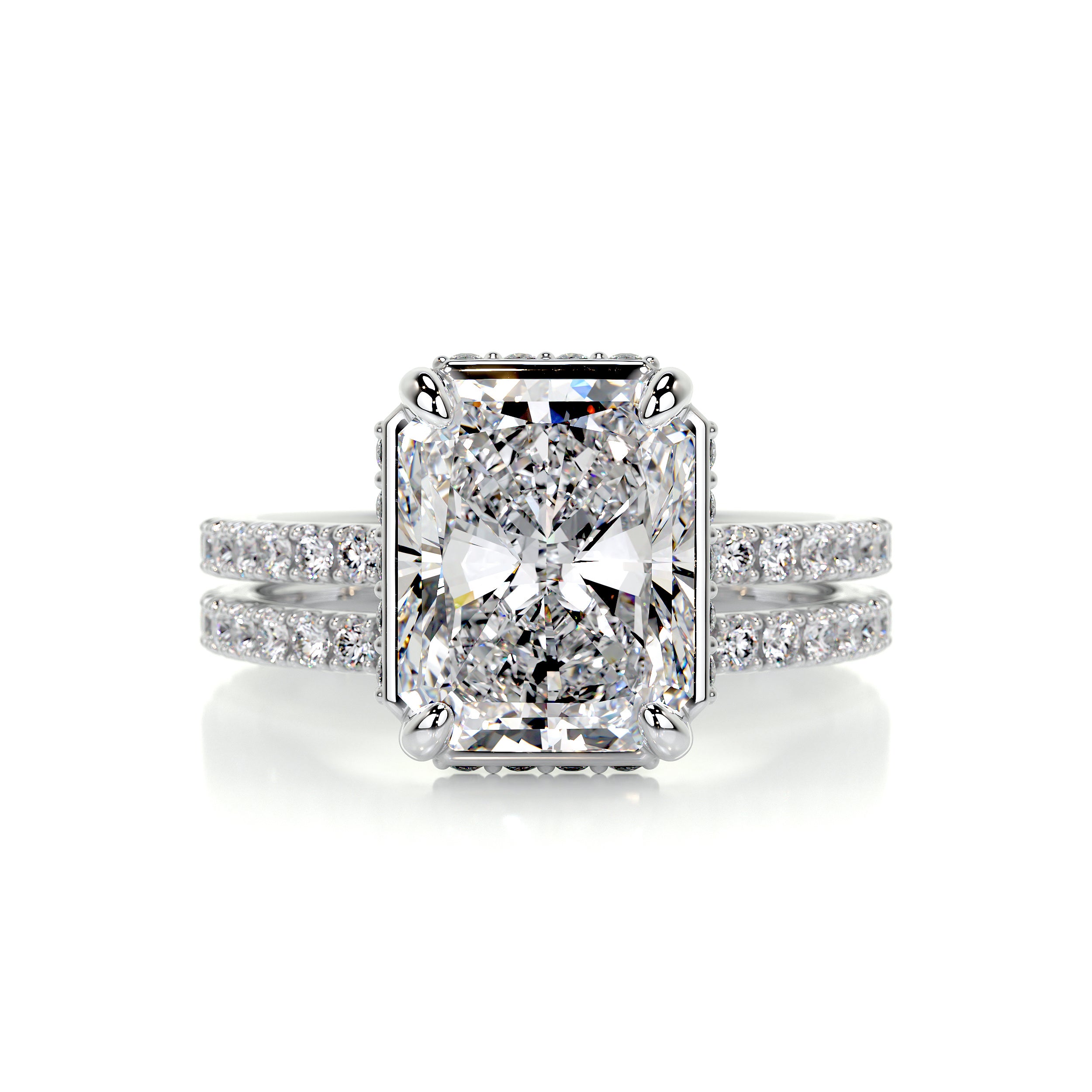 Luna Diamond Bridal Set -18K White Gold
