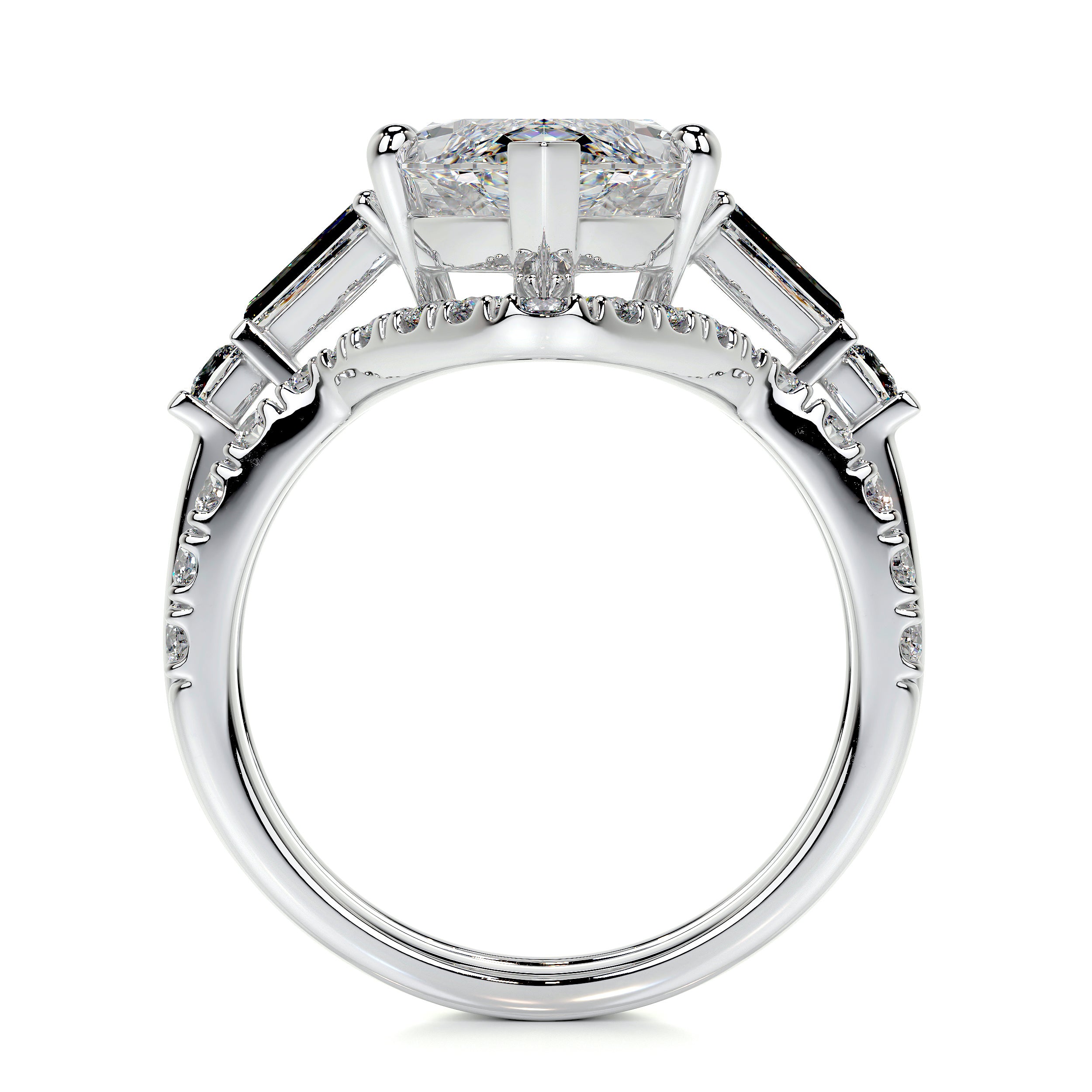 Tessa Lab Grown Diamond Bridal Set -14K White Gold