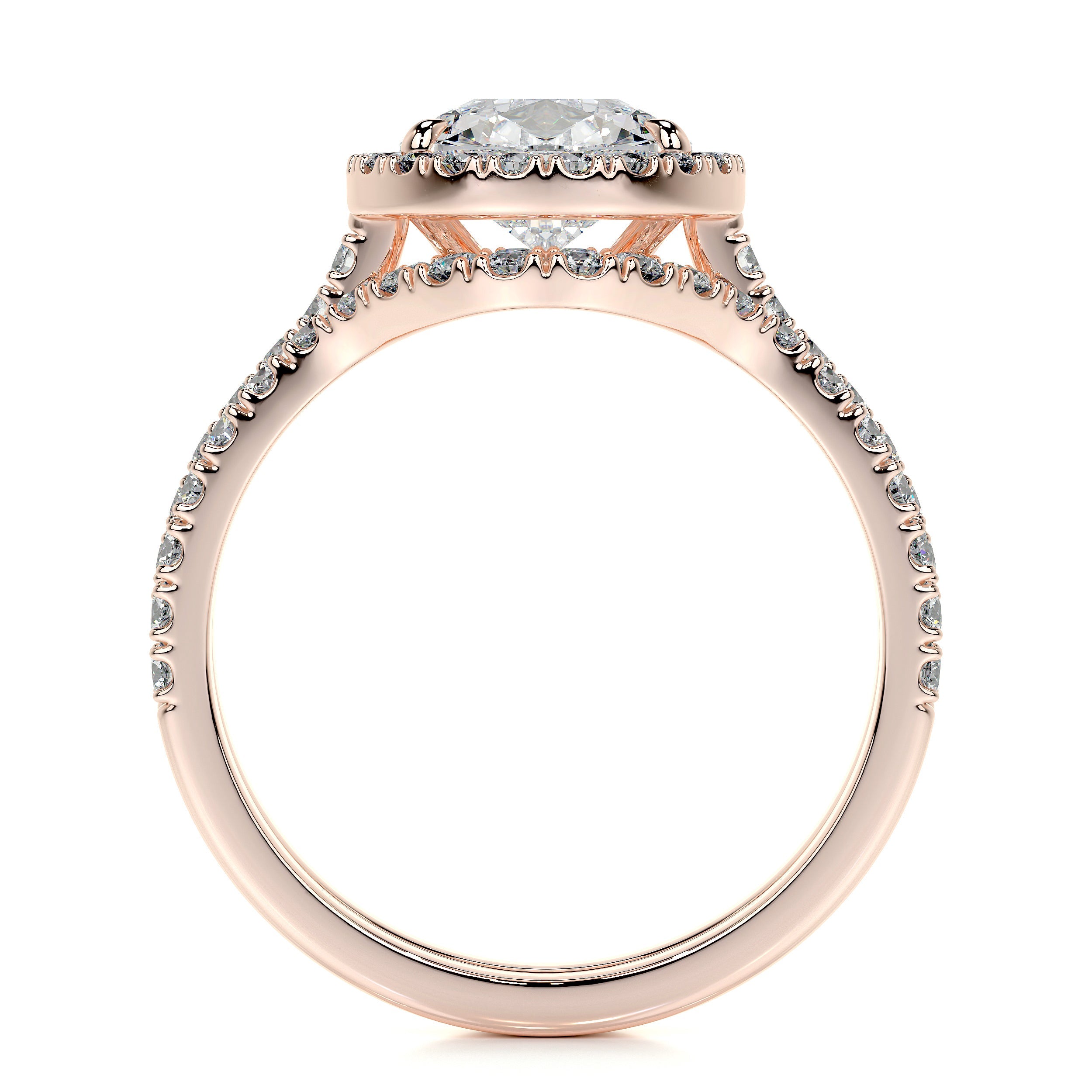 Sophia Lab Grown Diamond Bridal Set -14K Rose Gold