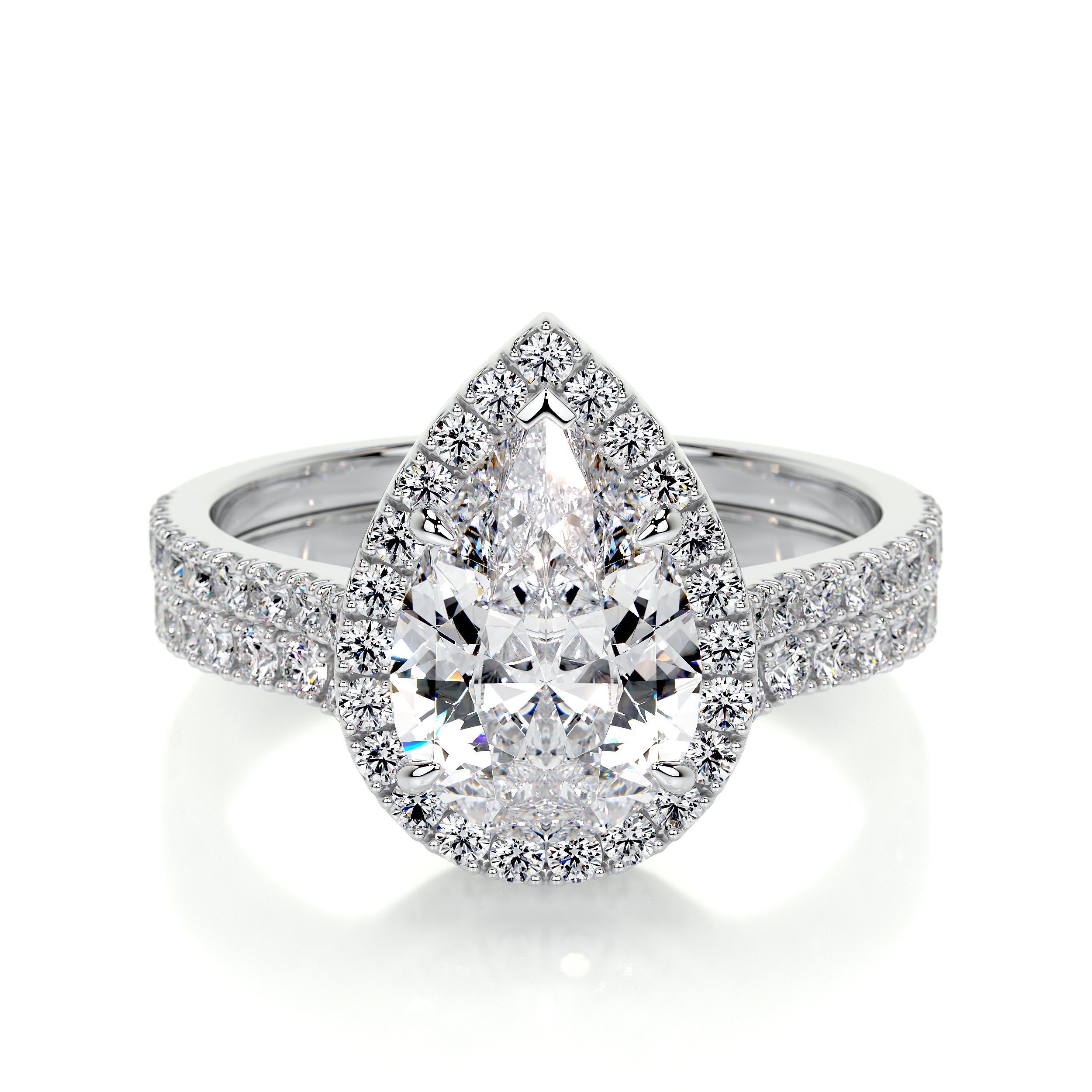 Sophia Lab Grown Diamond Bridal Set -14K White Gold