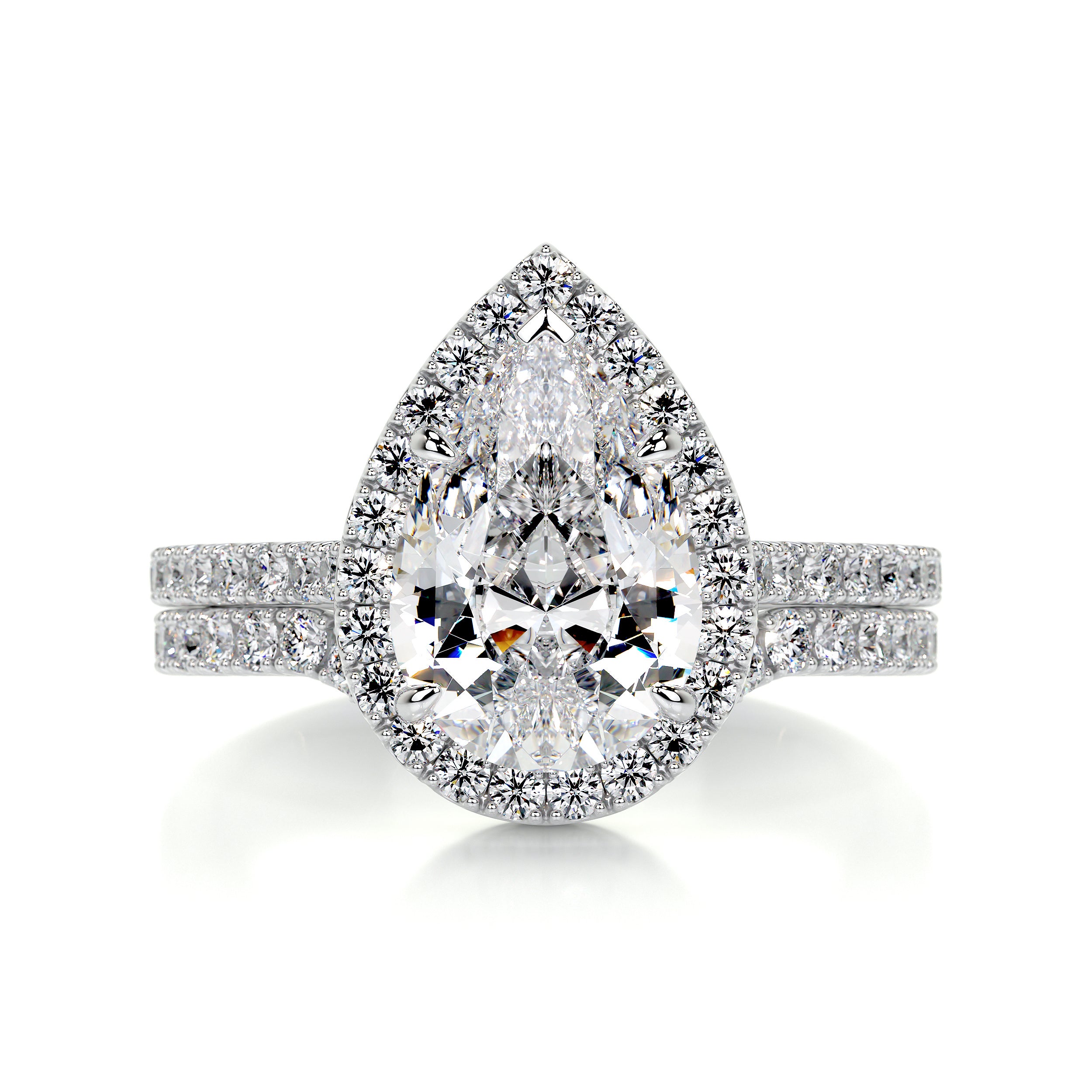 Sophia Diamond Bridal Set -14K White Gold
