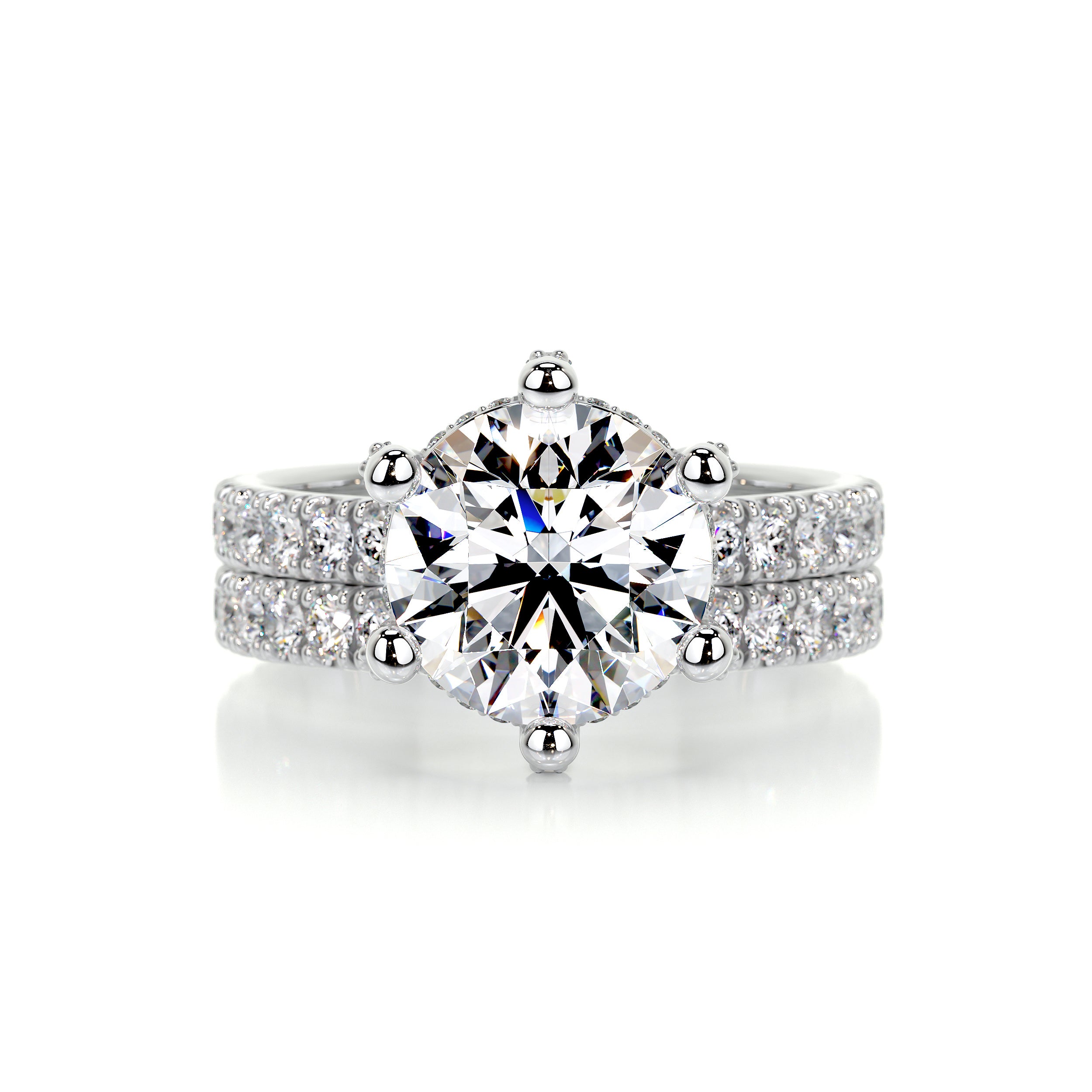 Paris Diamond Bridal Set -Platinum