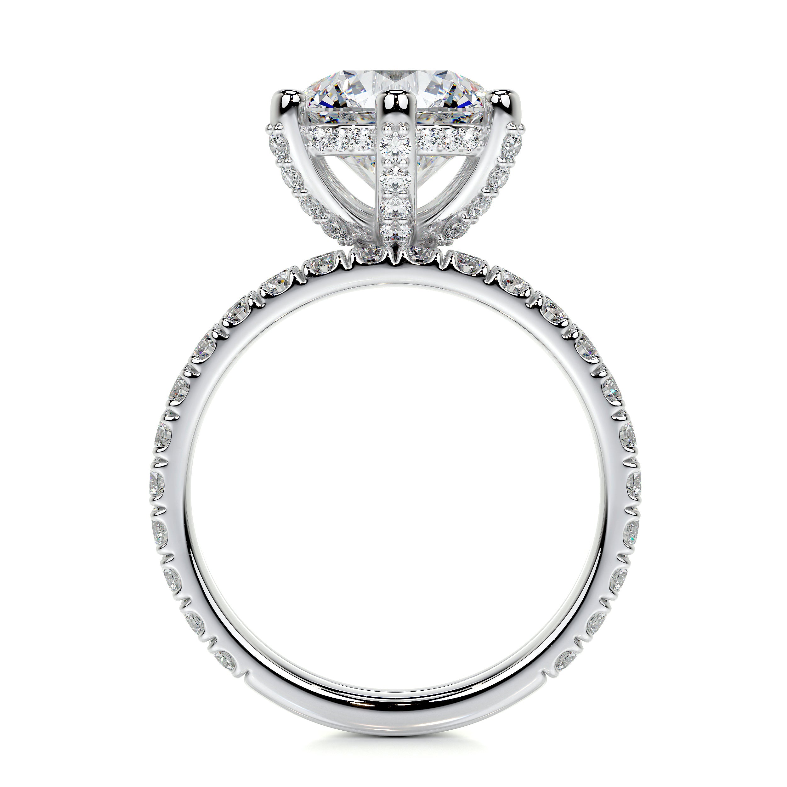 Paris Lab Grown Diamond Bridal Set -14K White Gold