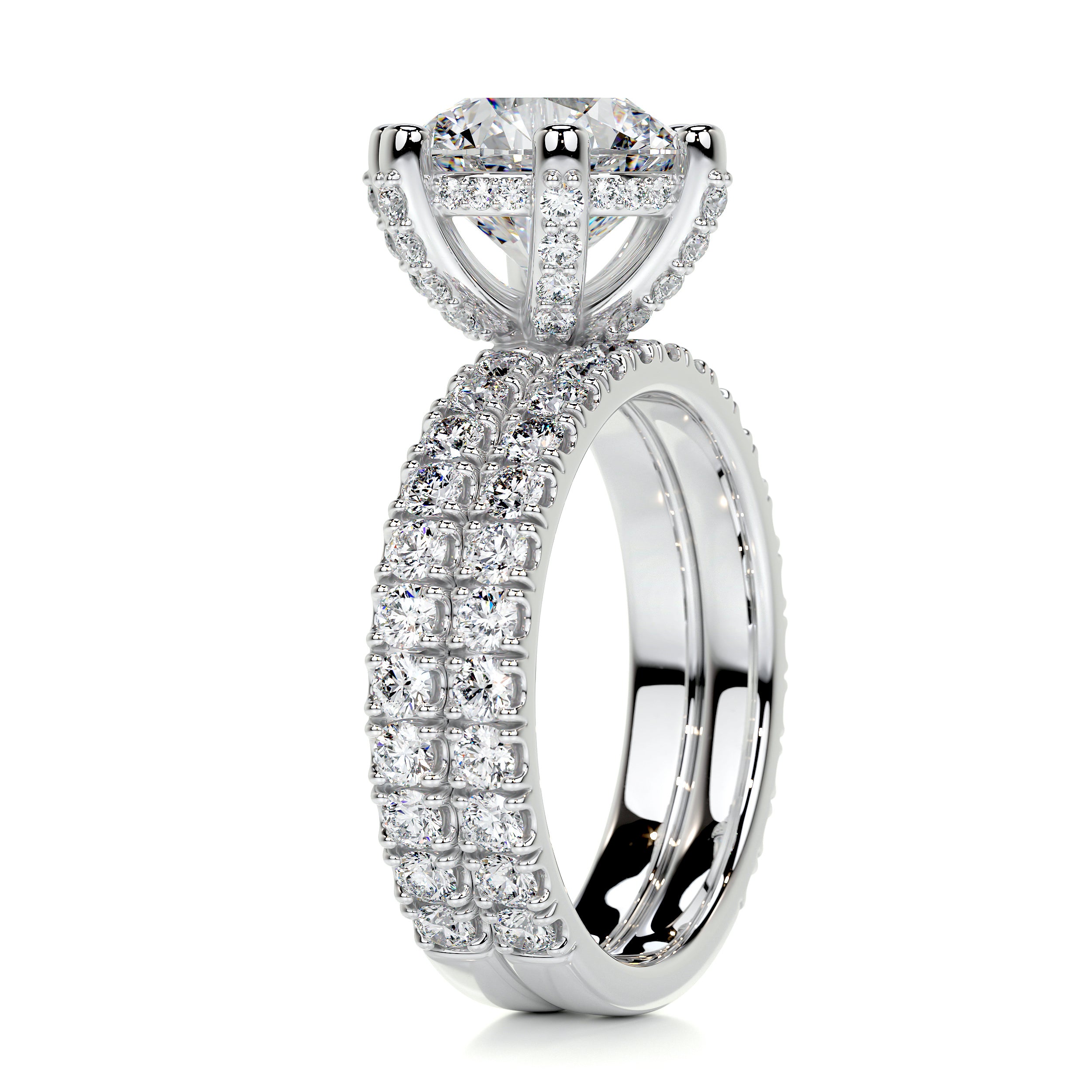 Paris Diamond Bridal Set -14K White Gold