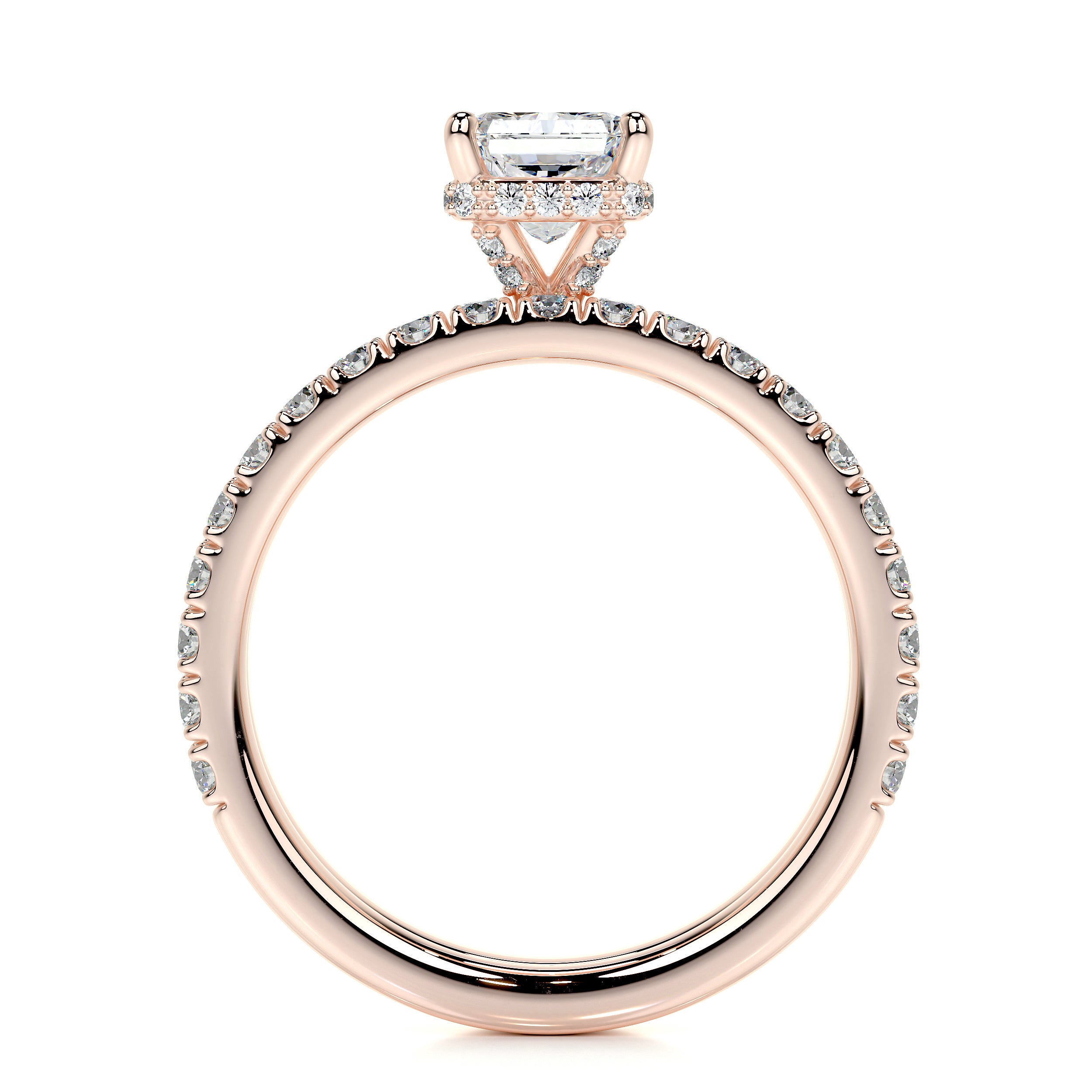 Deborah Lab Grown Diamond Bridal Set -14K Rose Gold