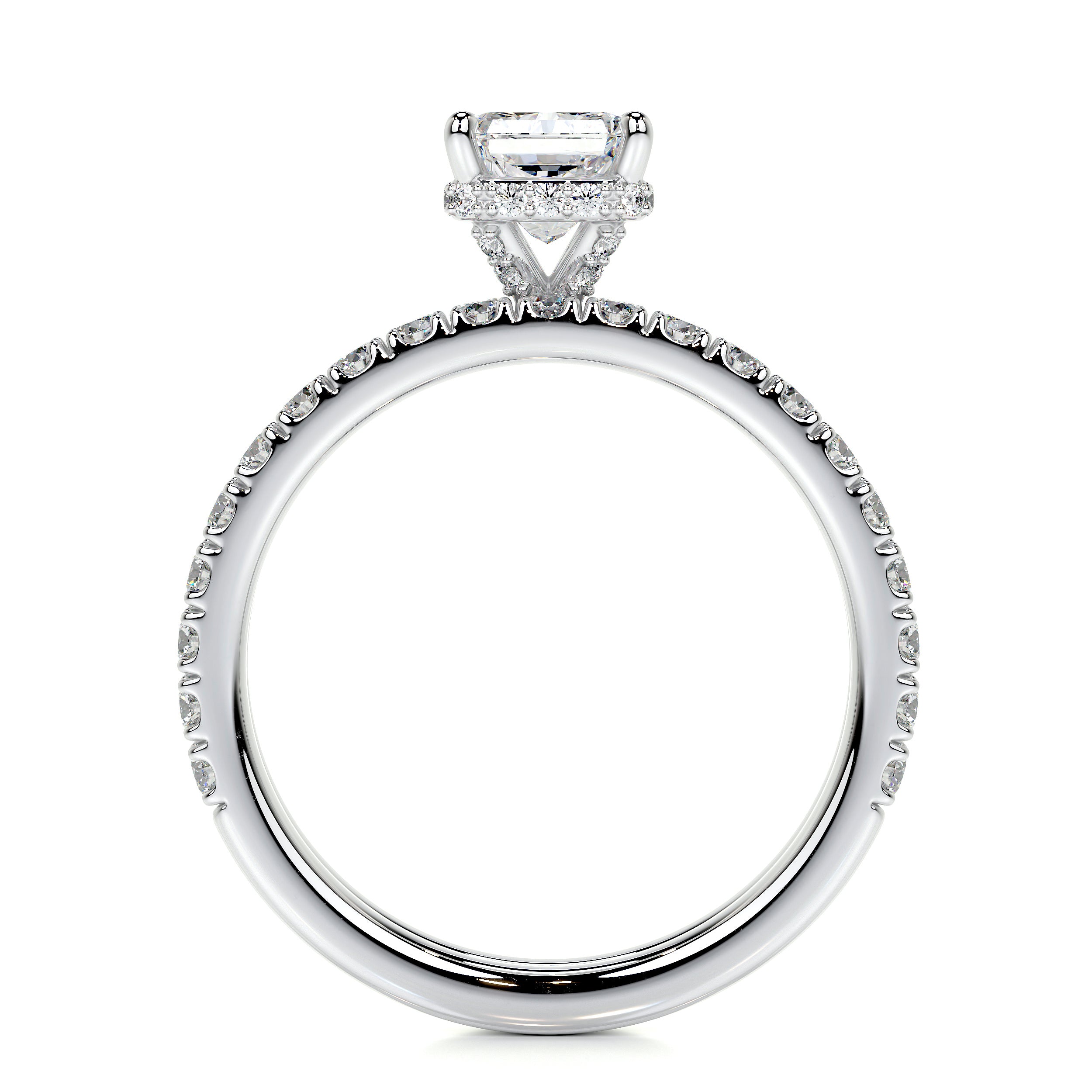 Deborah Lab Grown Diamond Bridal Set -18K White Gold