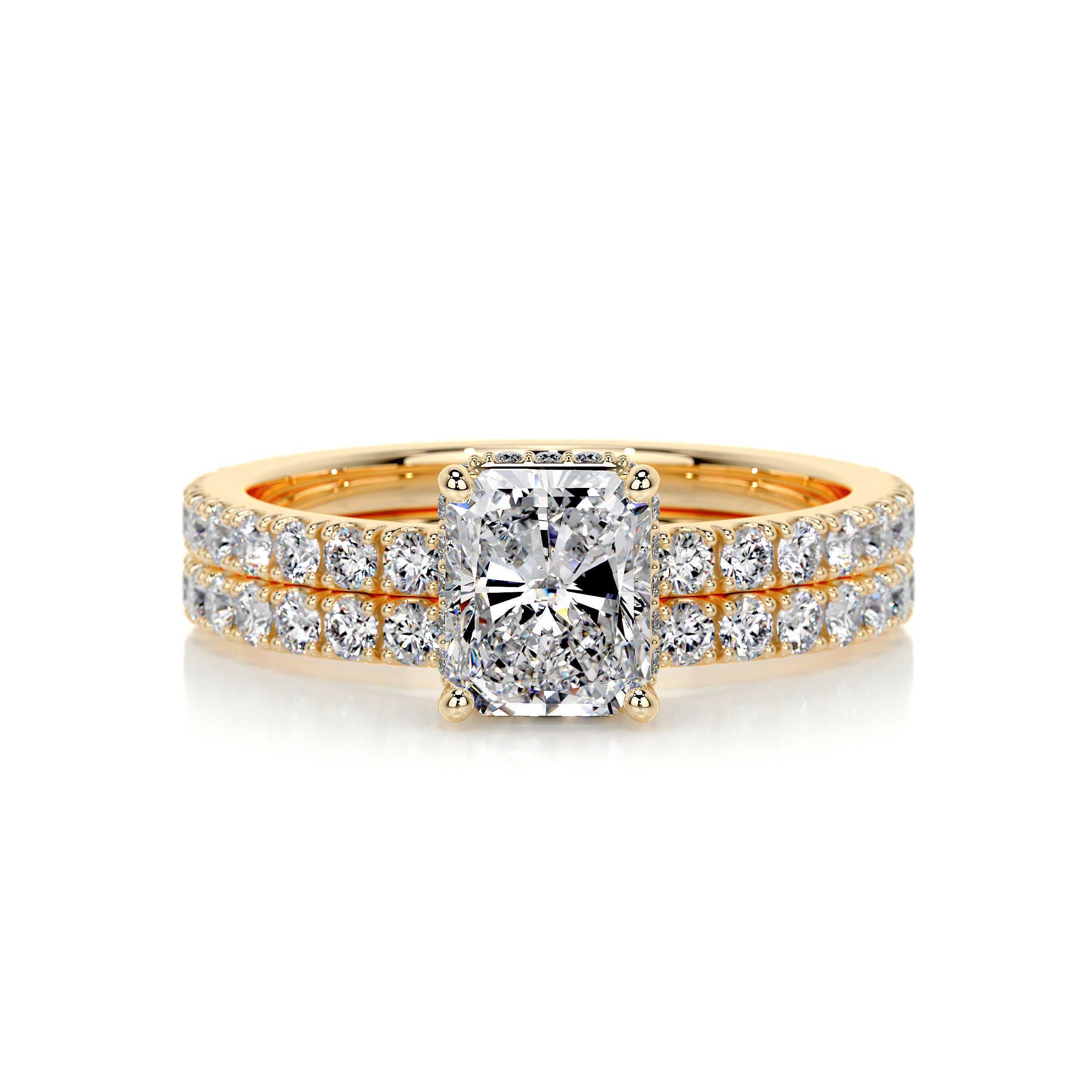 Deborah Diamond Bridal Set -18K Yellow Gold