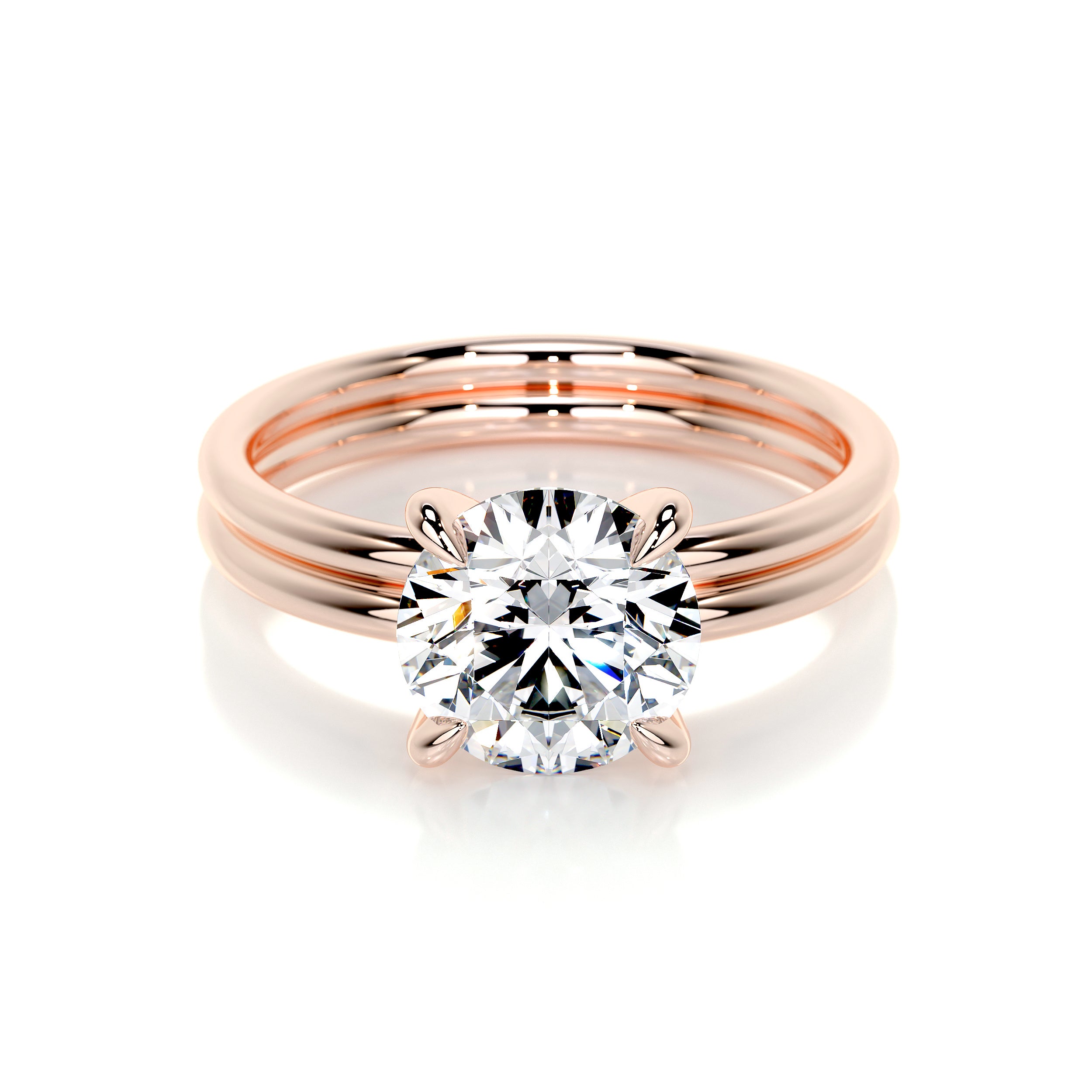 Eloise Lab Grown Diamond Bridal Set -14K Rose Gold