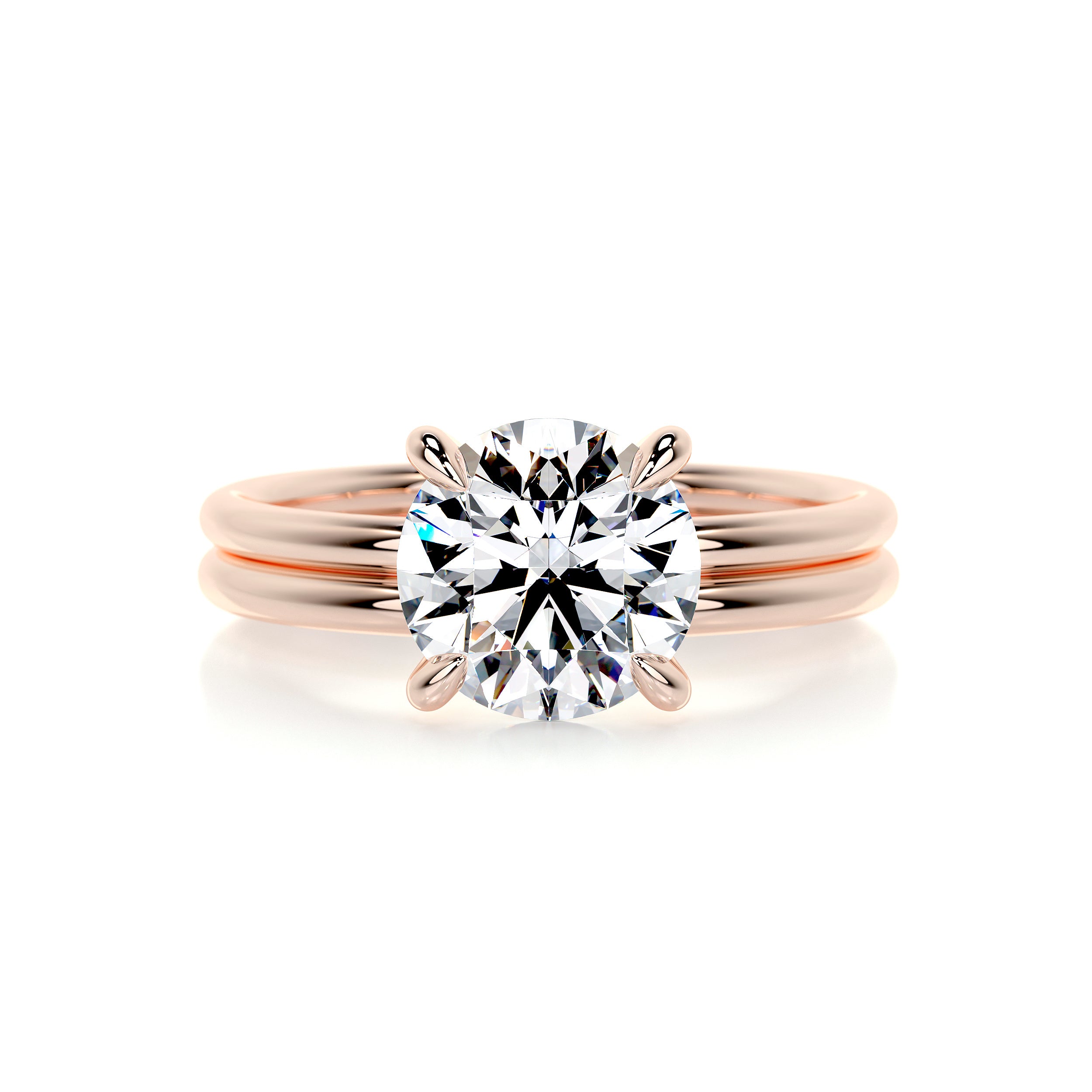 Eloise Diamond Bridal Set -14K Rose Gold