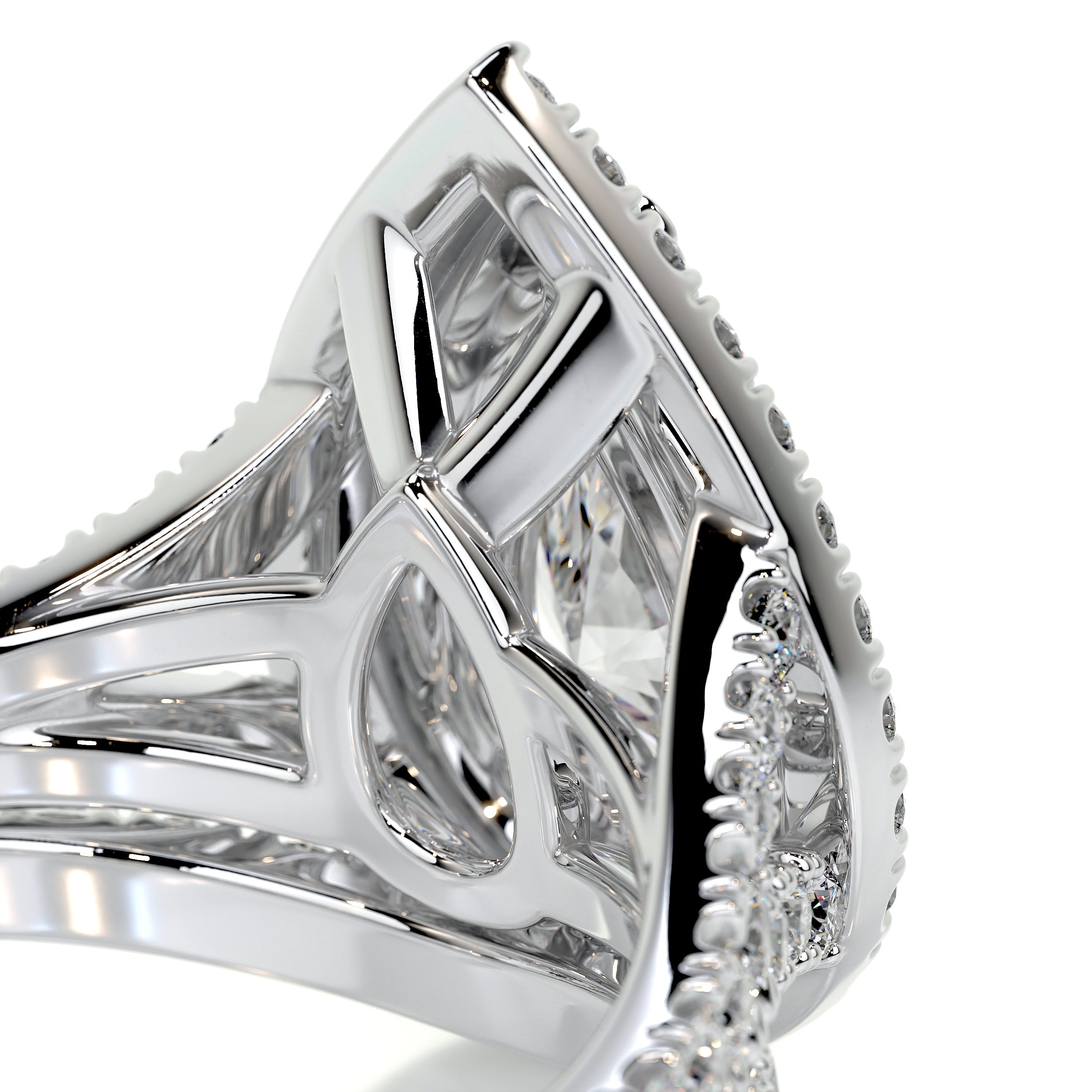 Melanie Diamond Bridal Set -Platinum