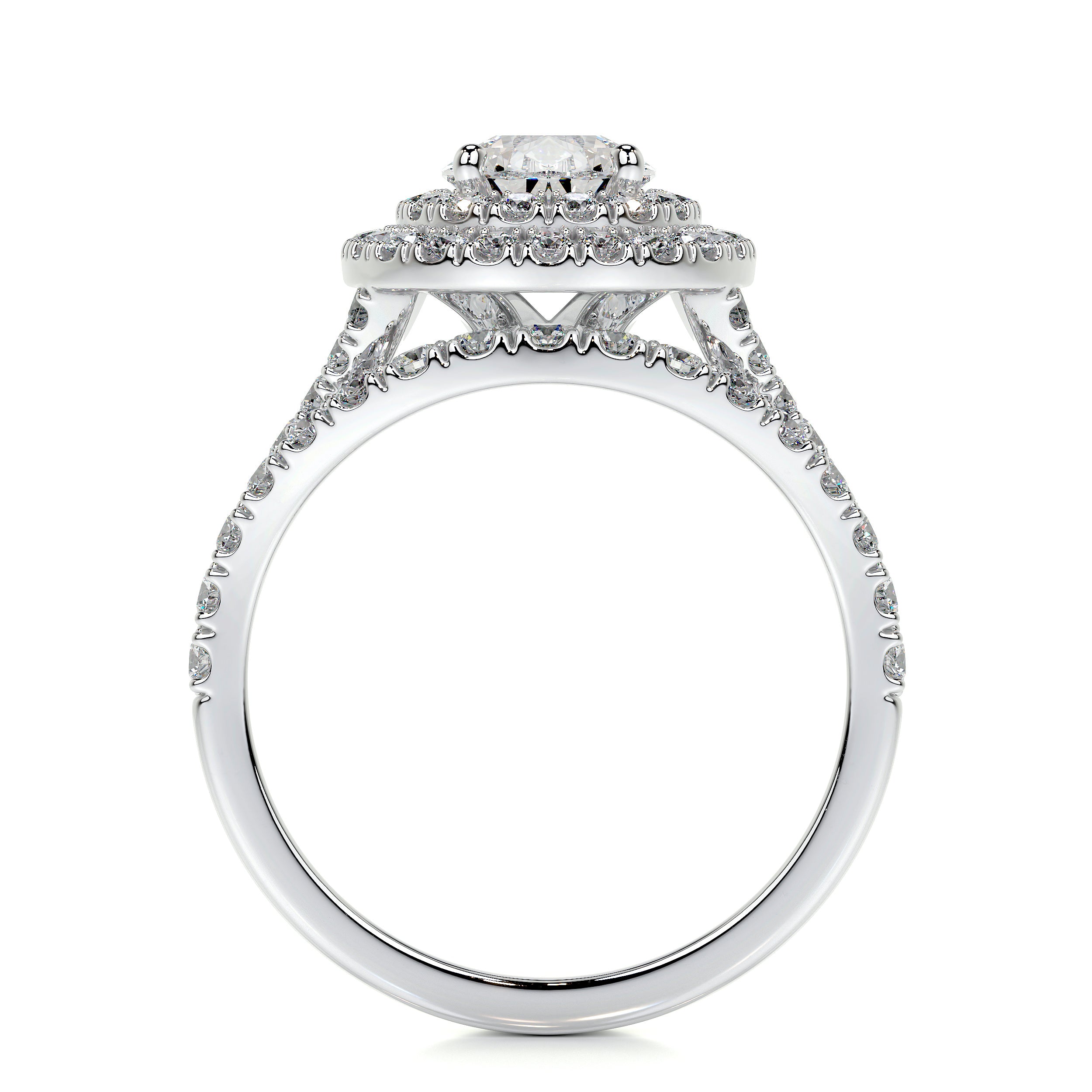 Melanie Lab Grown Diamond Bridal Set -14K White Gold