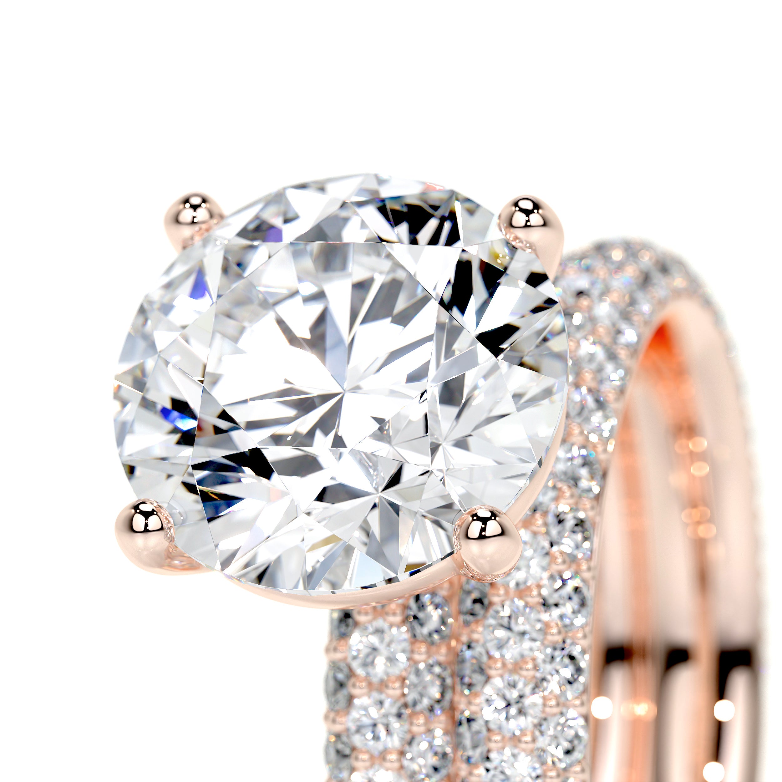 Helena Lab Grown Diamond Bridal Set -14K Rose Gold
