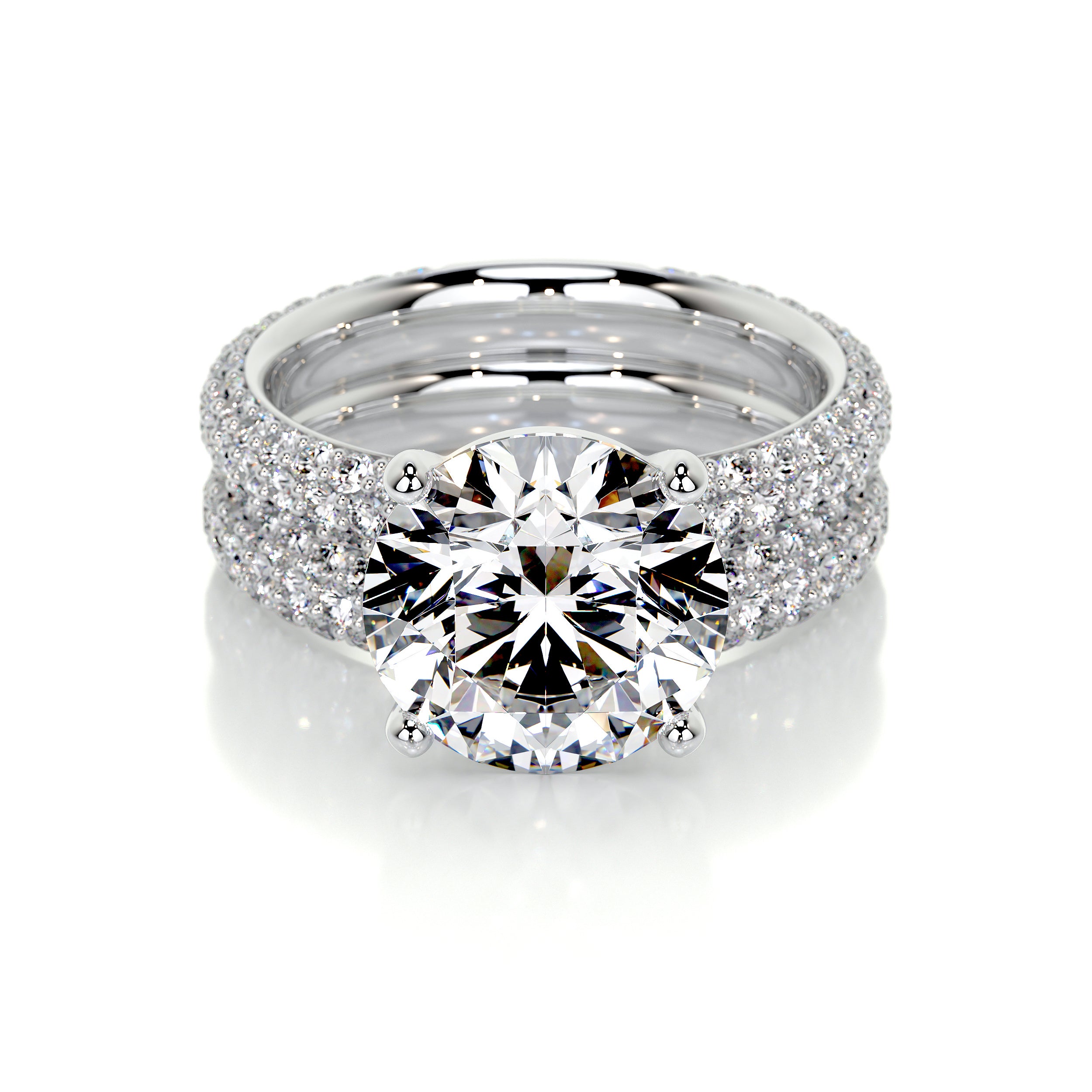Helena Lab Grown Diamond Bridal Set -18K White Gold