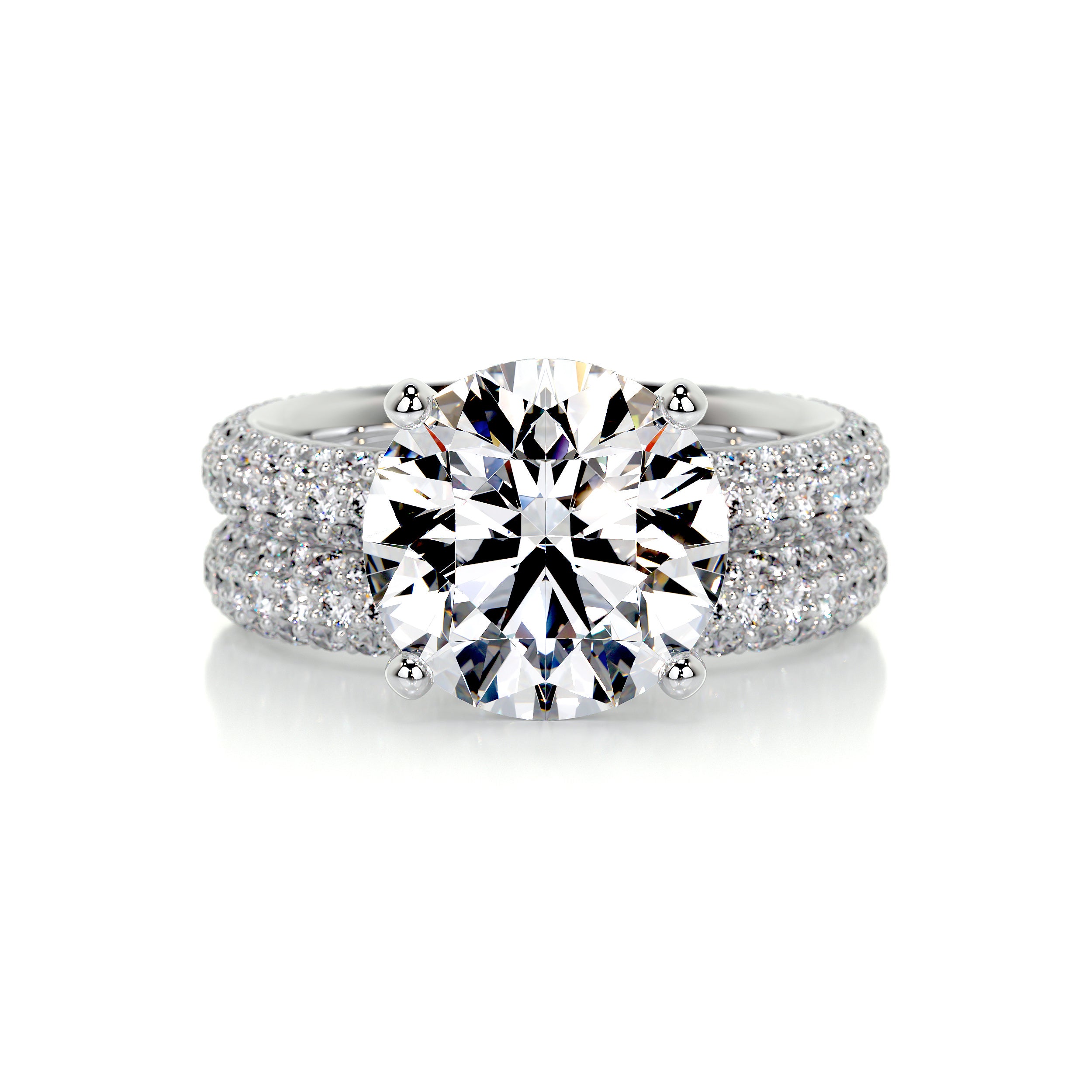 Helena Diamond Bridal Set -14K White Gold