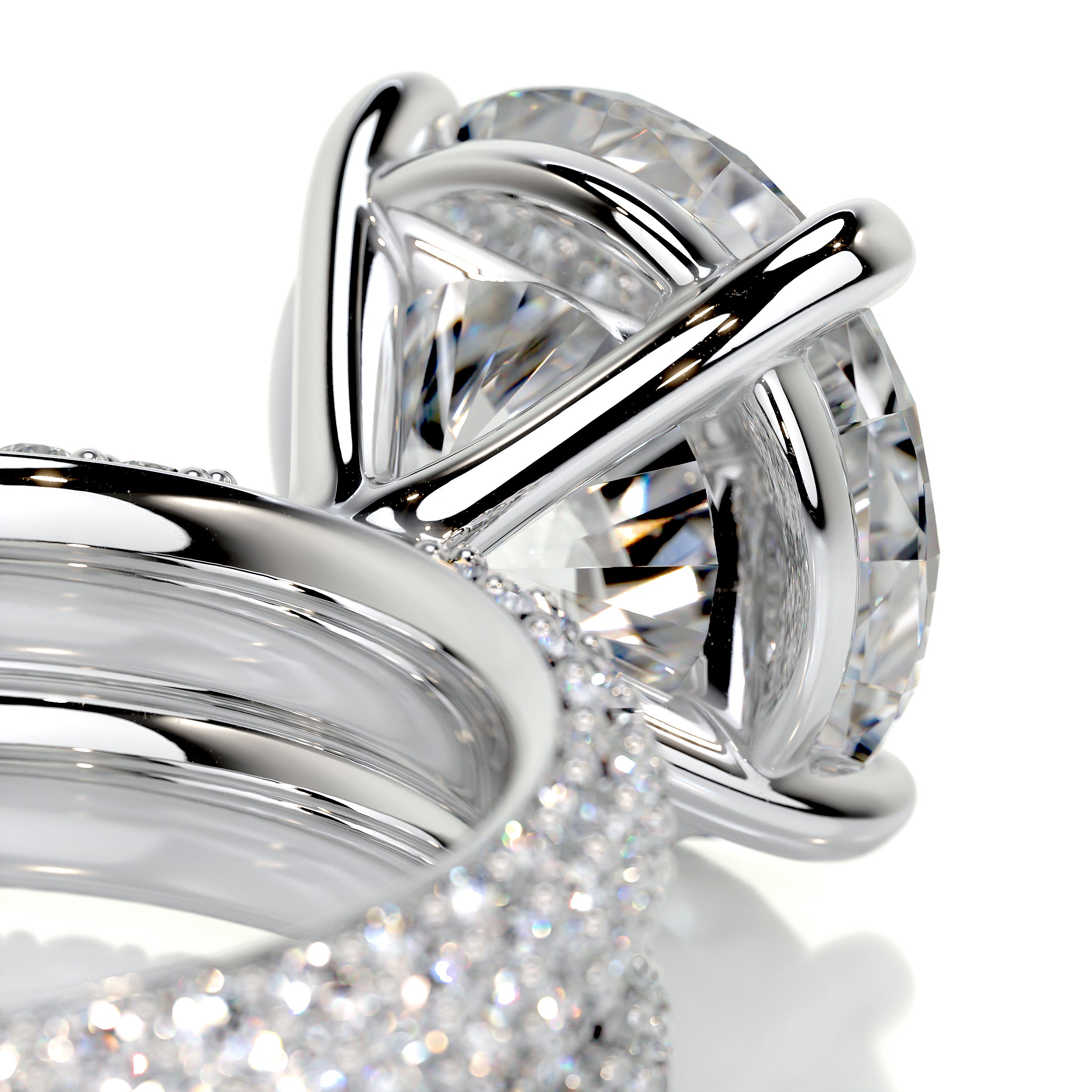 Helena Diamond Bridal Set -18K White Gold