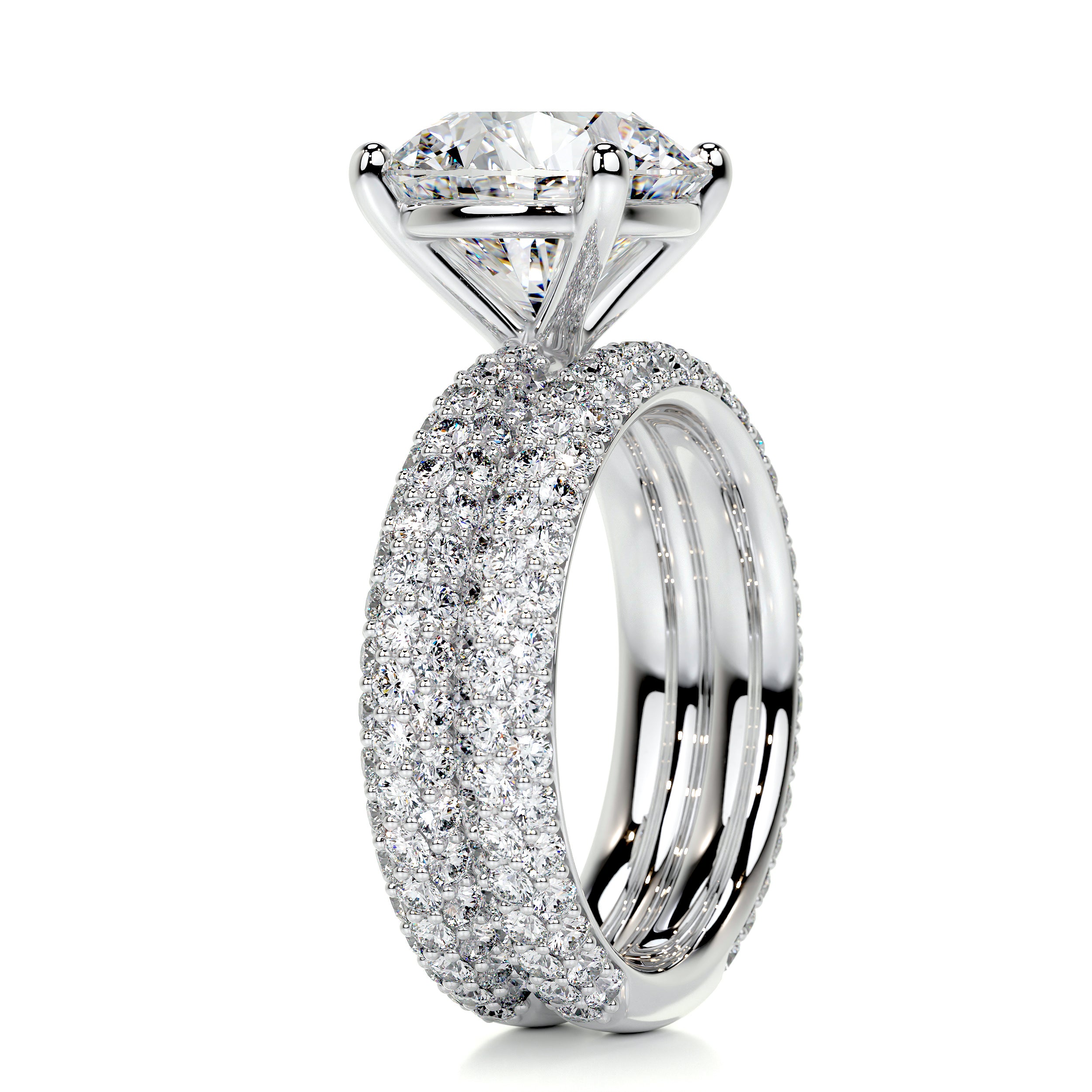 Helena Diamond Bridal Set -18K White Gold