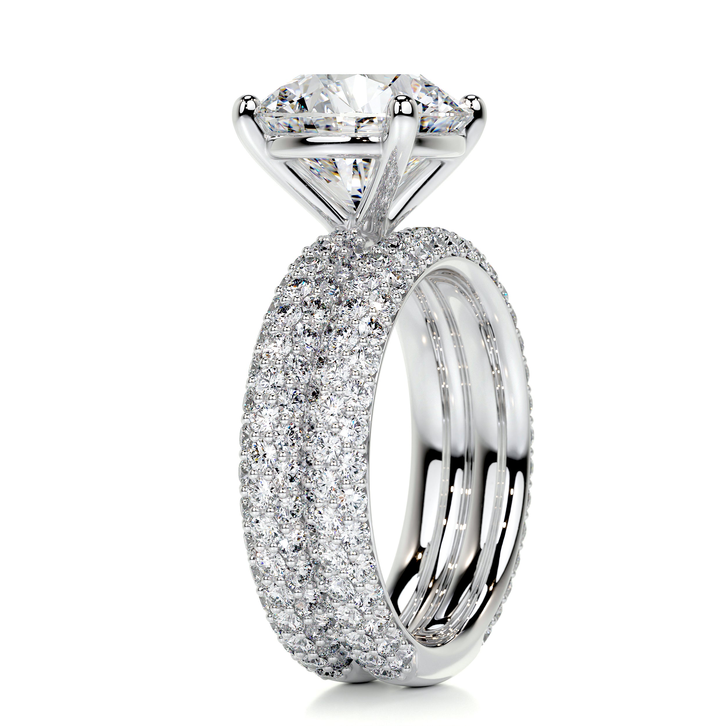 Helena Diamond Bridal Set -14K White Gold