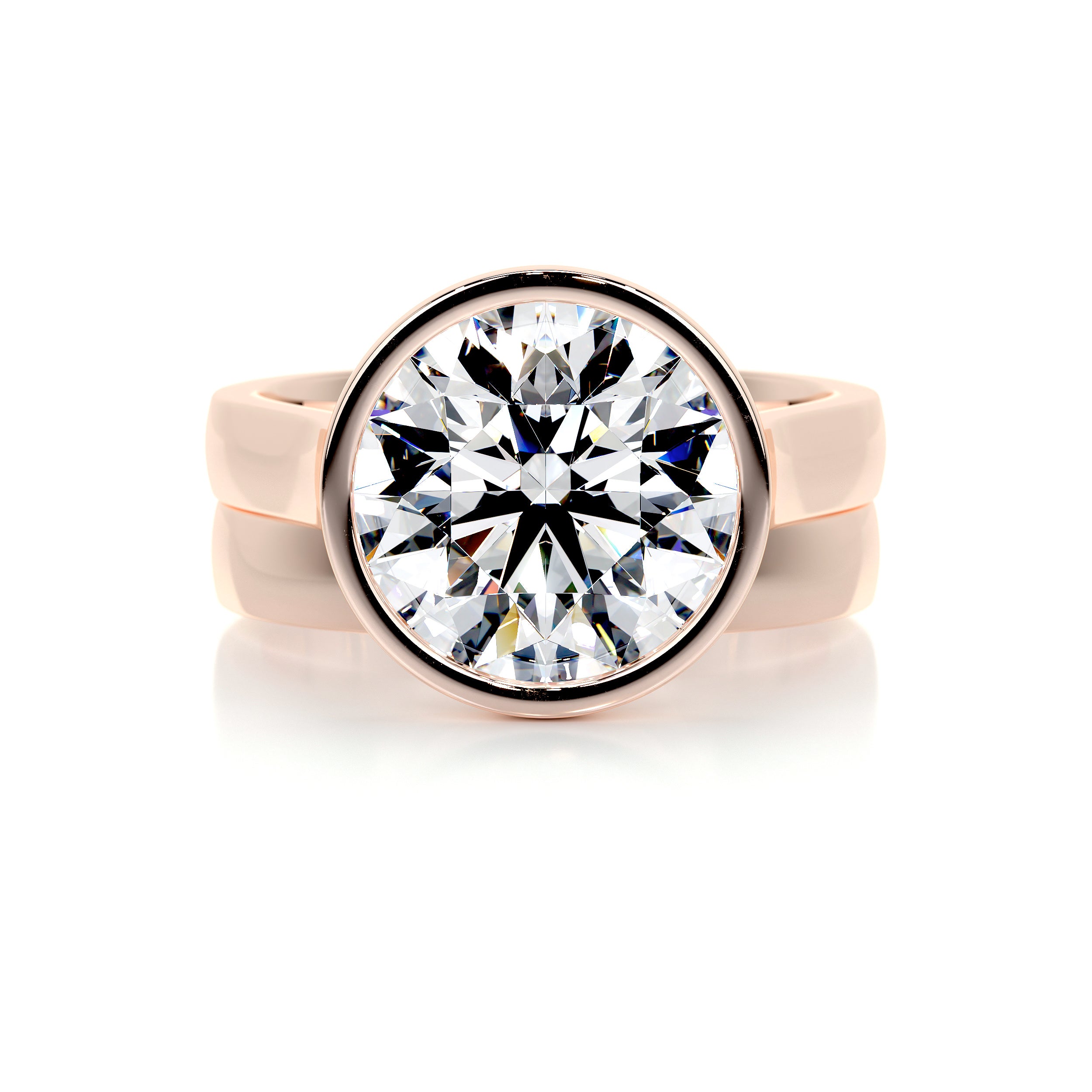 Kaylee Diamond Bridal Set -14K Rose Gold