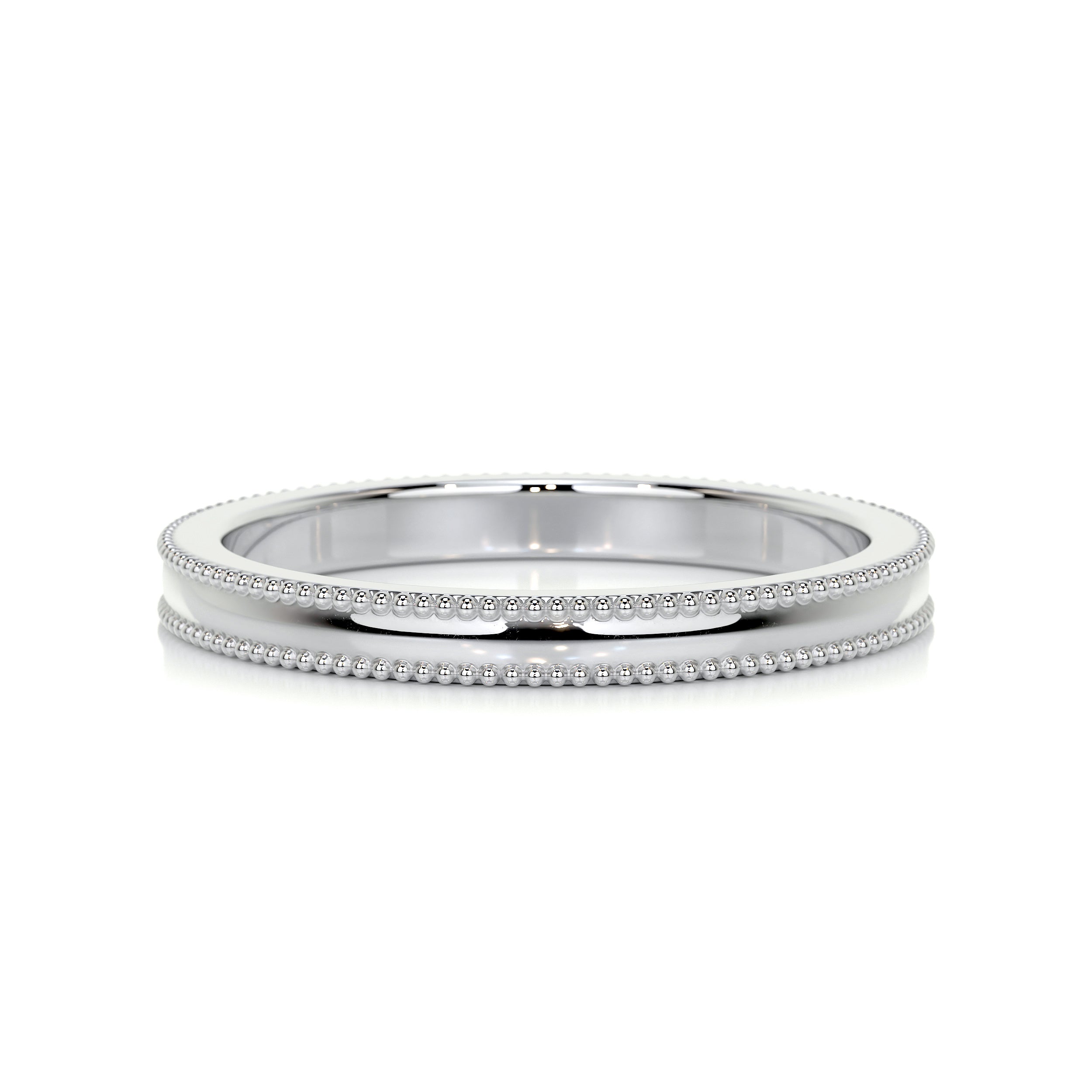 Sacha Wedding Band -Platinum