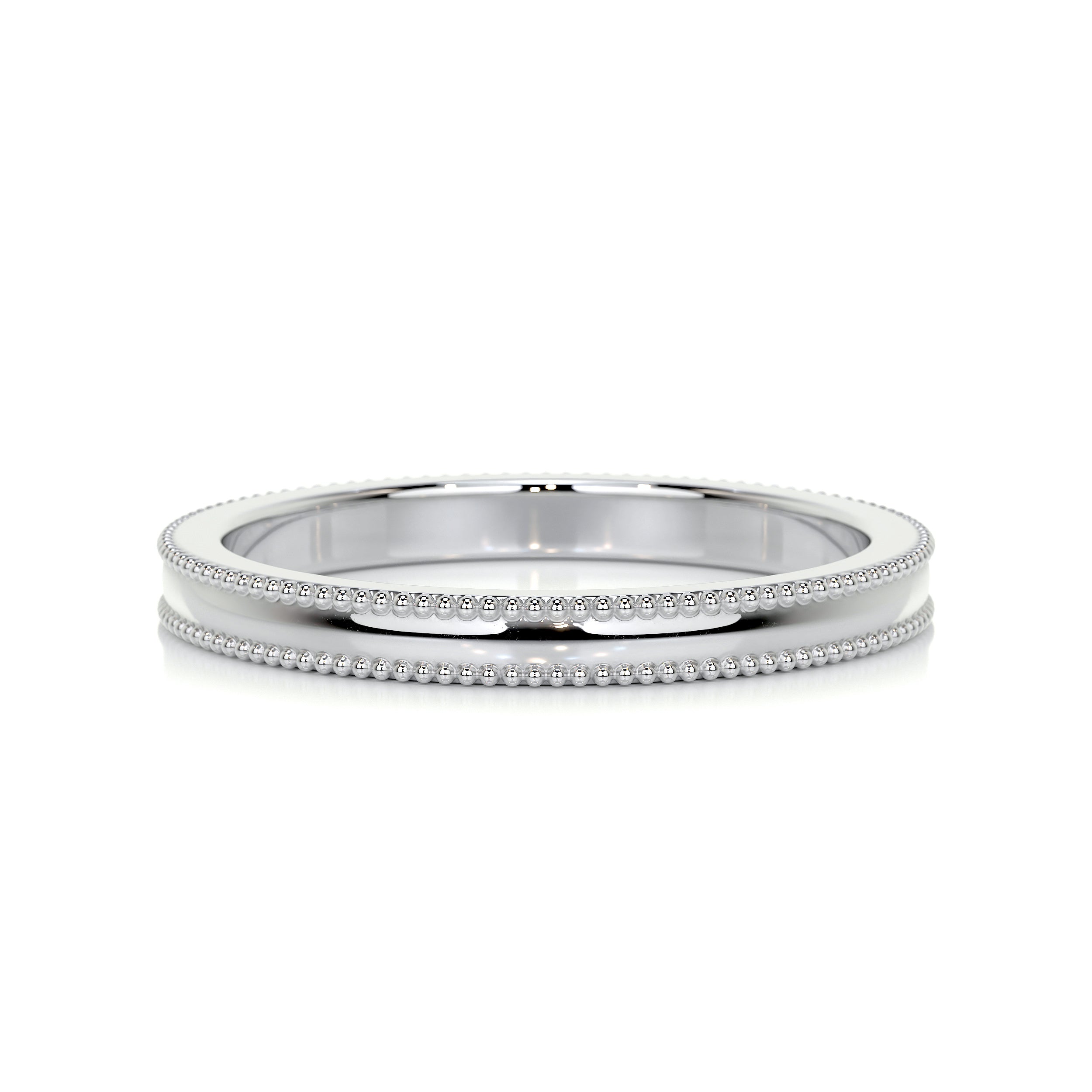 Sacha Wedding Band -14K White Gold