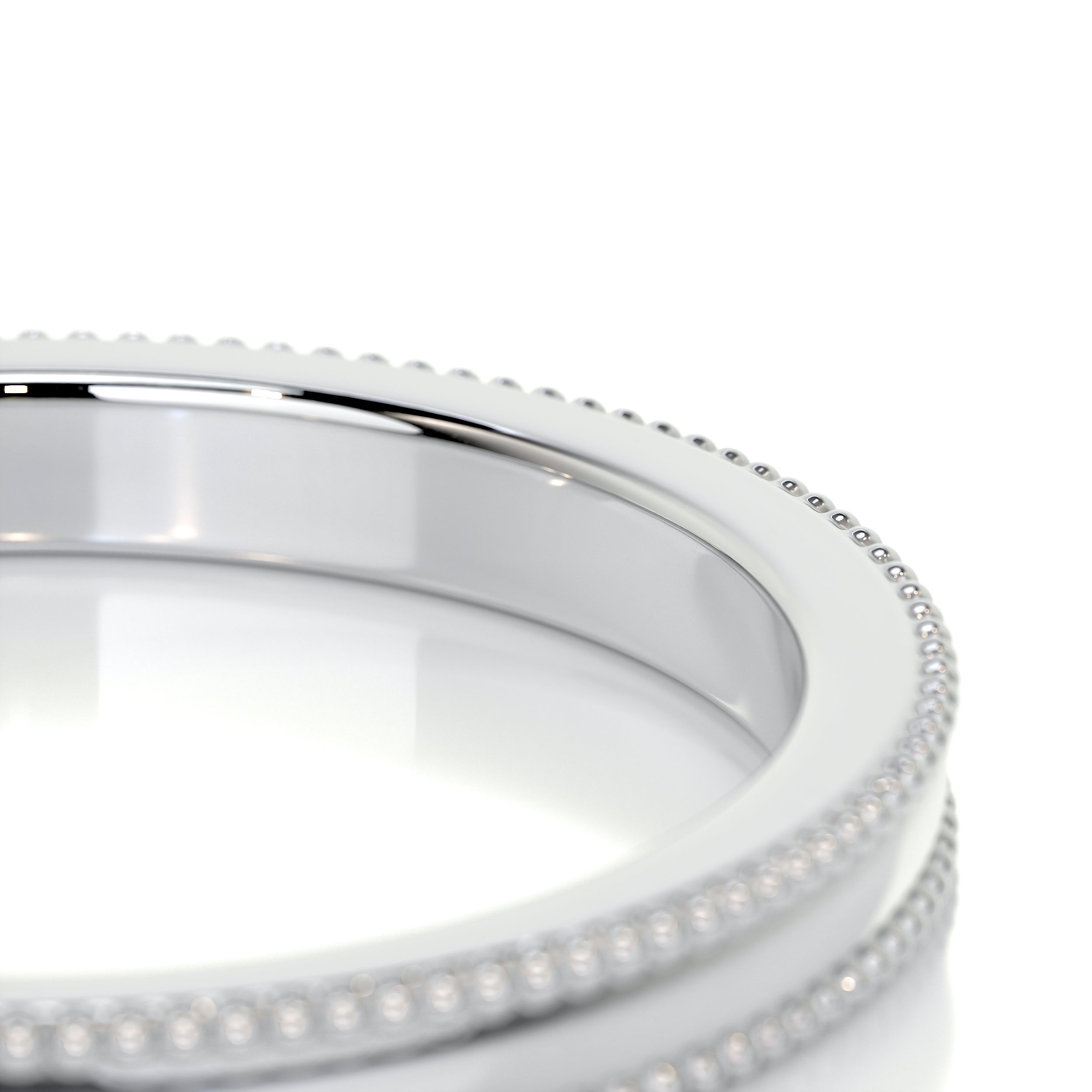 Sacha Wedding Band -Platinum