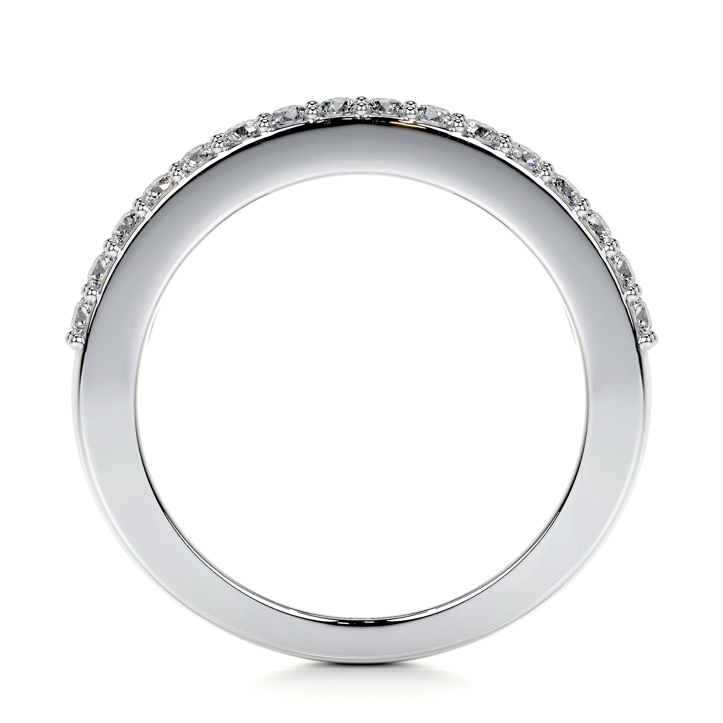Nia Lab Grown Diamond Wedding Ring (2 Carat) -Platinum