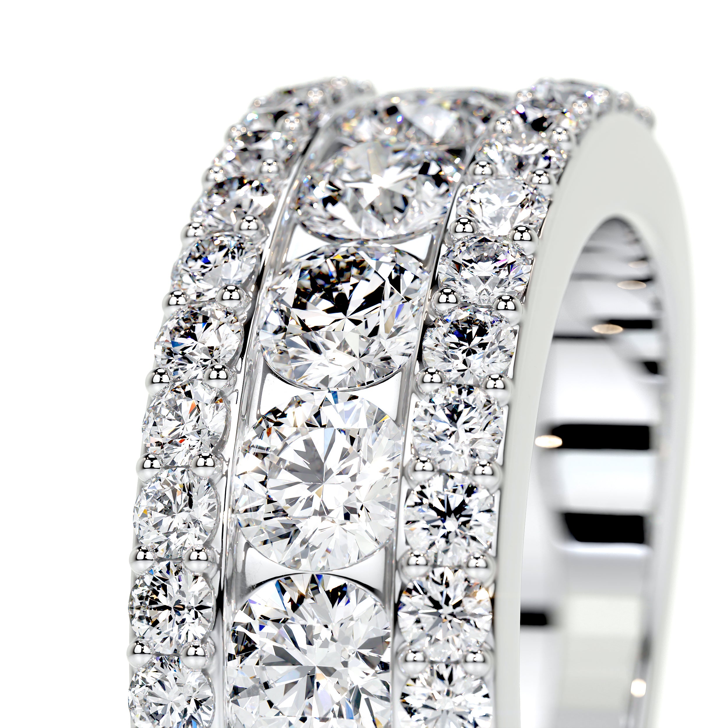 Nia Lab Grown Diamond Wedding Ring (2 Carat) -Platinum